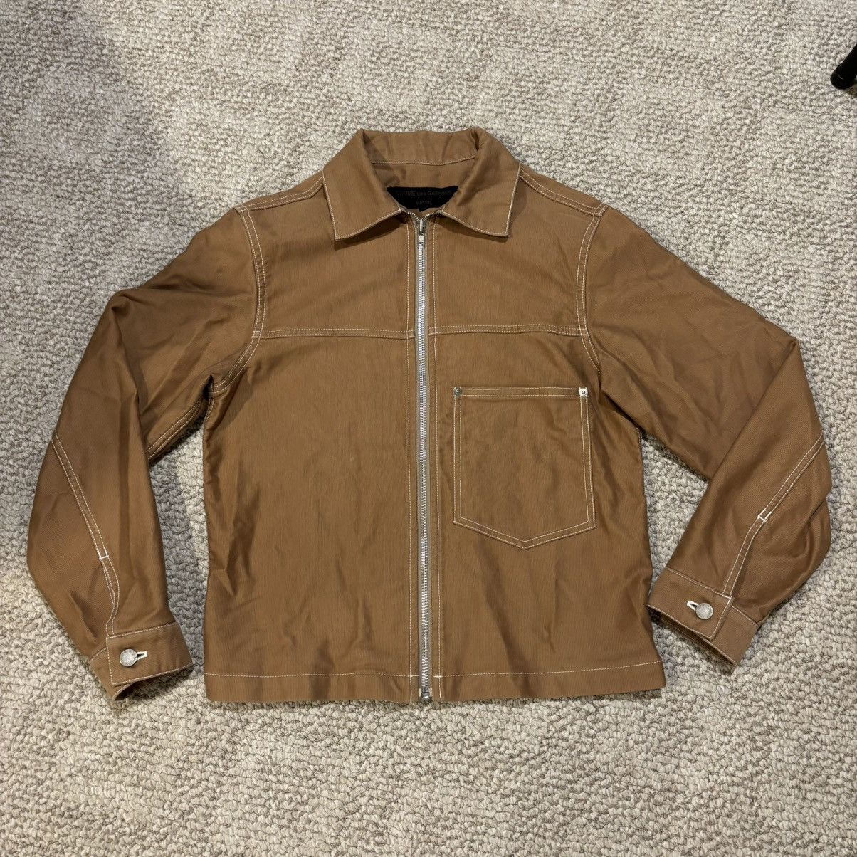 Comme des Garçons 2003 Short Jacket Comme des Garcons Homme Plus S/S 2003 green striped tail