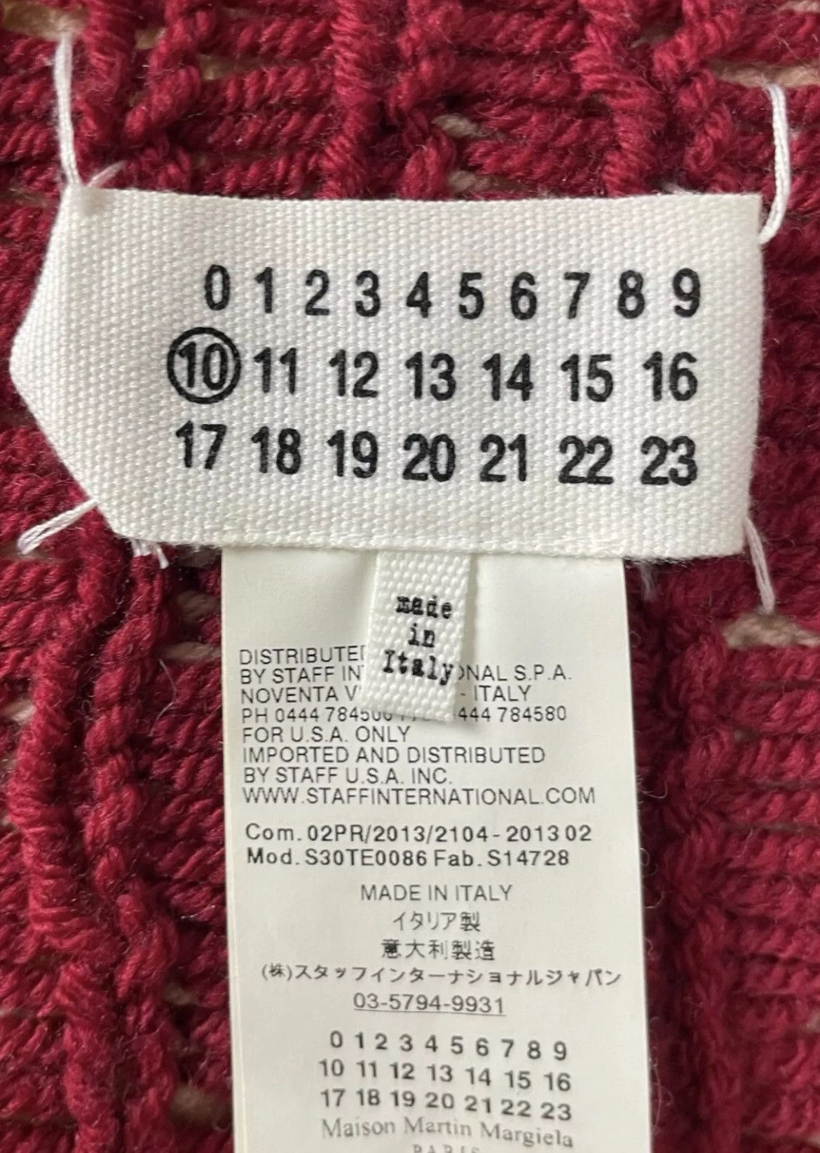 Maison Margiela Maison Martin Margiela Overized Chunky Knit Scarf Italy Size ONE SIZE - 3 Thumbnail
