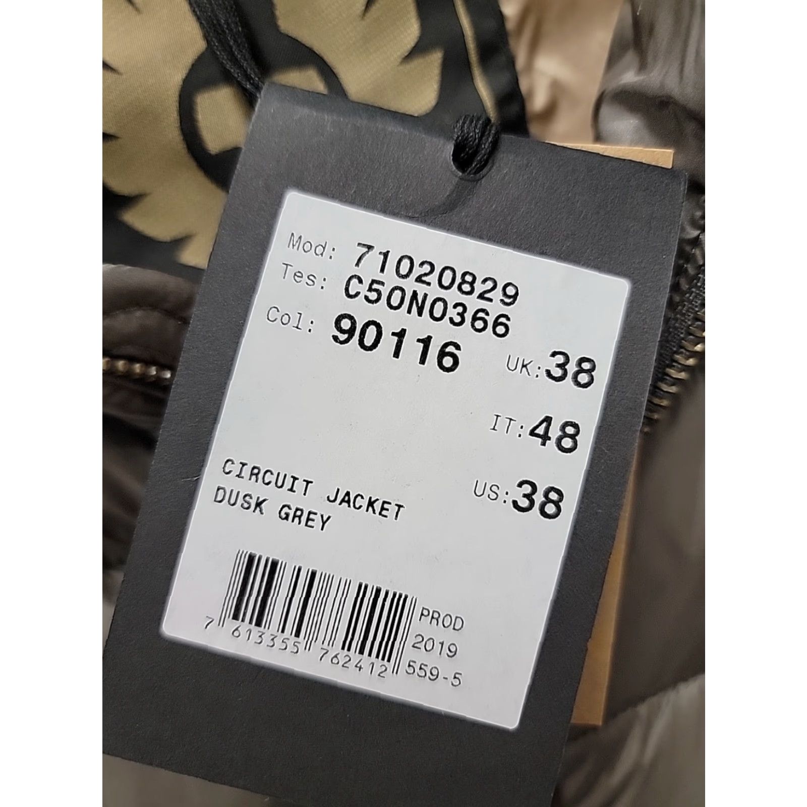 Belstaff Belstaff Jacket NWT Circuit Down Puffer Gray US 38 Men L–/32? Size US XXS / EU 40 - 3 Thumbnail
