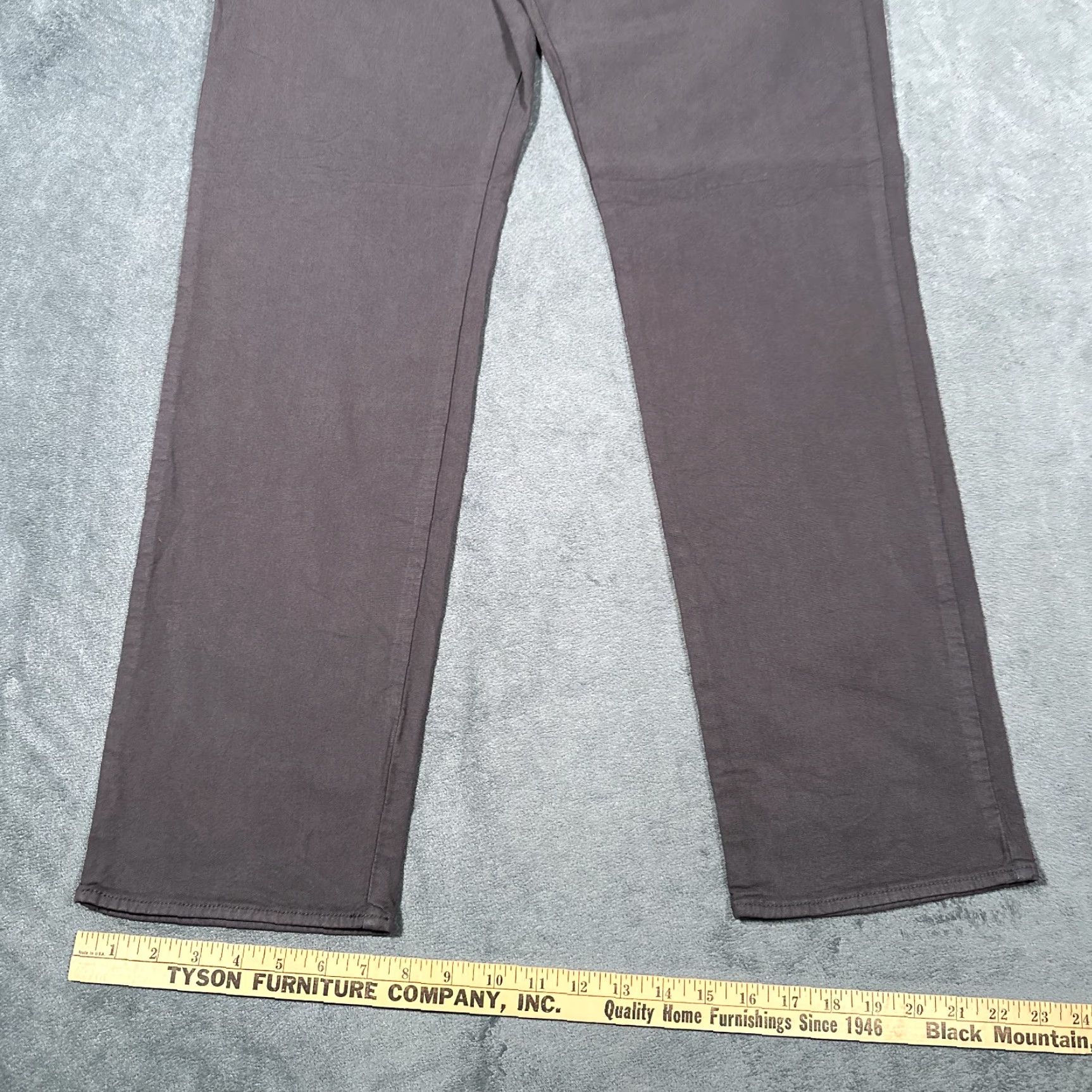 Vintage Linksoul Golf Pants Mens 34x31 Gray Bamboo Stretch 5-Pocket Chino Regular Fit Size US 34 / EU 50 - 3 Thumbnail