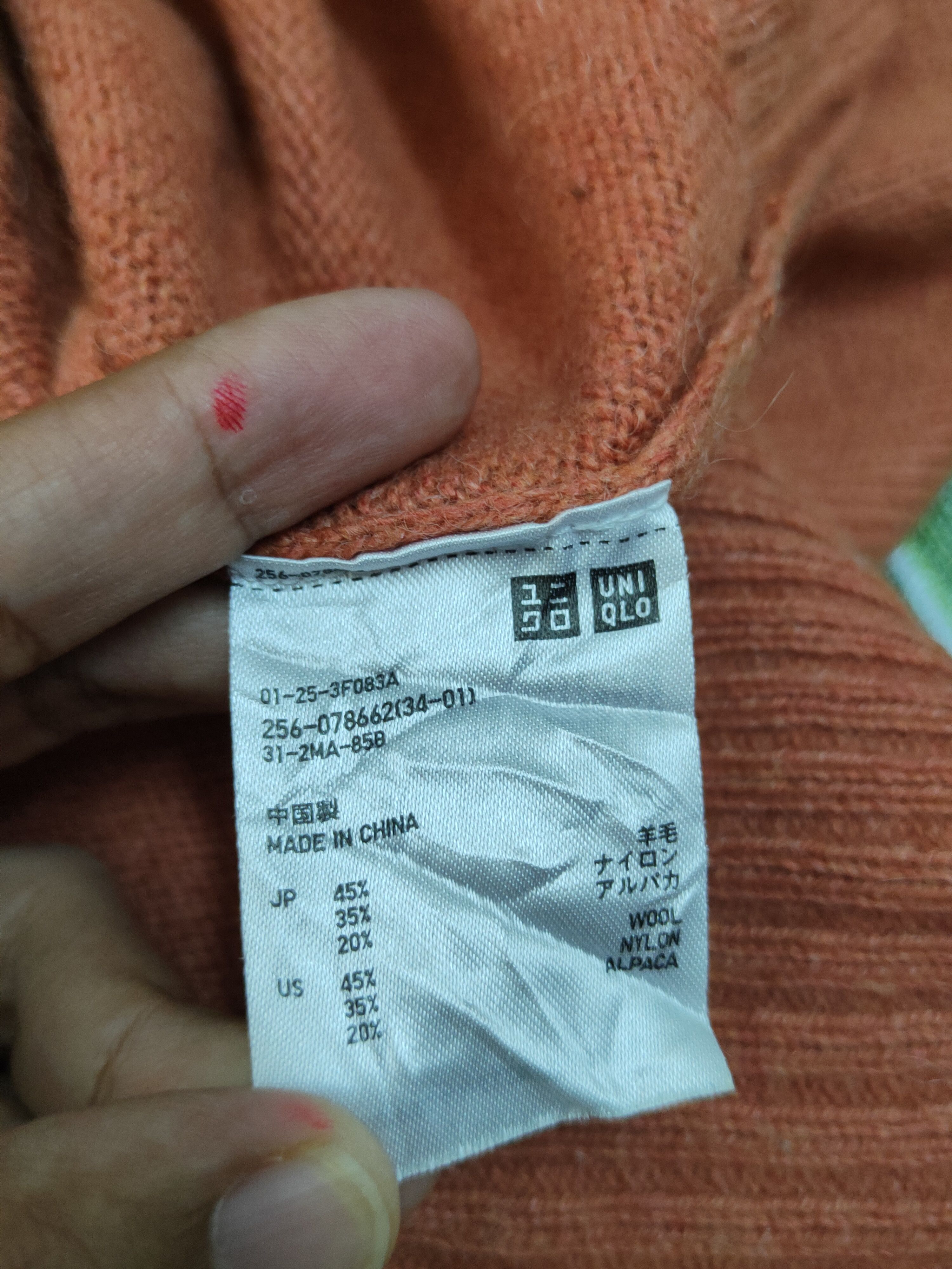 Homespun Knitwear × Japanese Brand Uniqlo japan Orange Knitwear Cardigan #W1195 Size US M / EU 48-50 / 2 - 10 Thumbnail