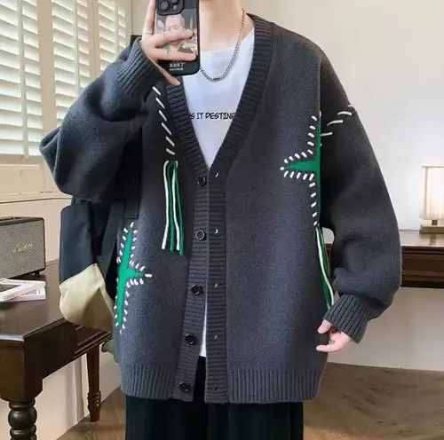 Japanese Brand "Masumi x Hada "star cardigan knitwear Size US M / EU 48-50 / 2 - 4 Thumbnail