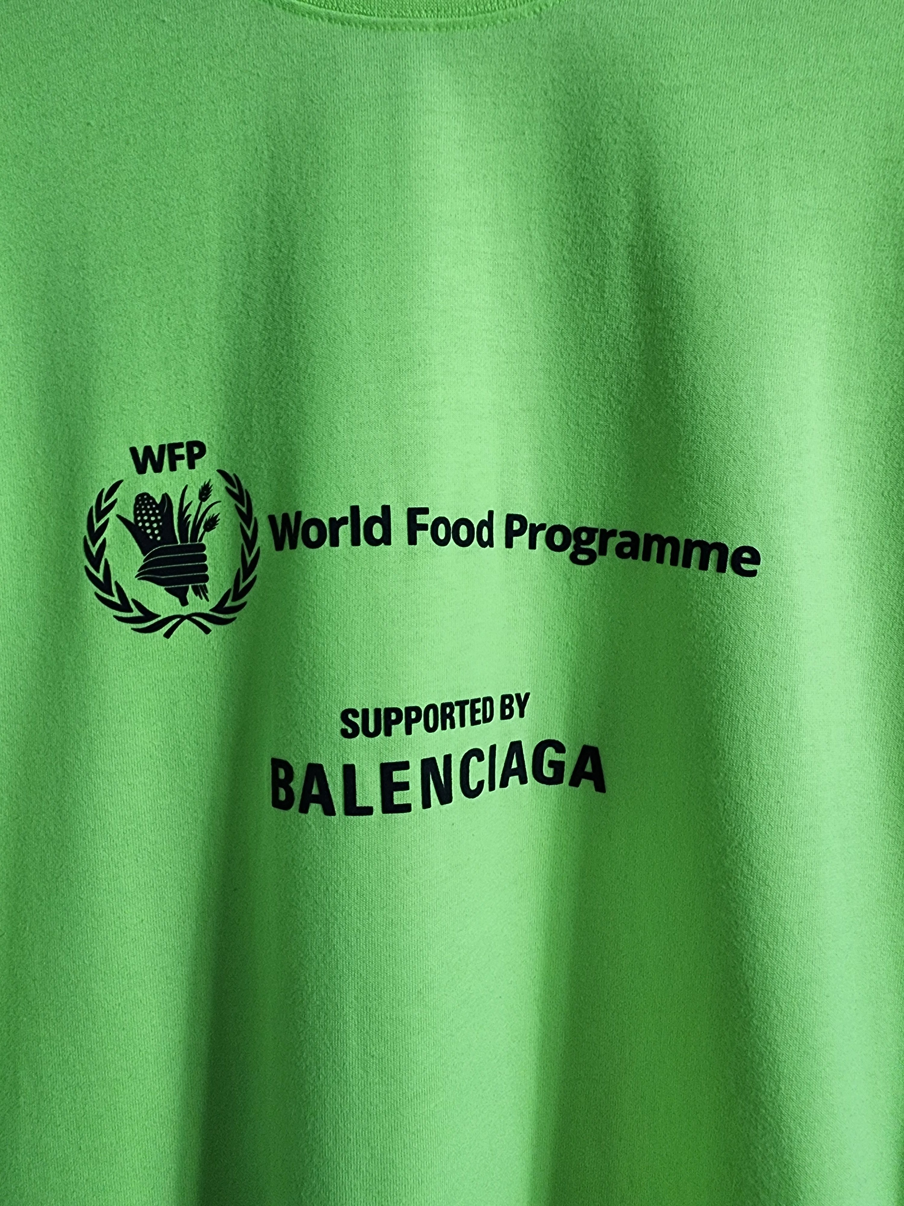 Balenciaga World Food Programme T-Shirt Size US XL / EU 56 / 4 - 3 Thumbnail