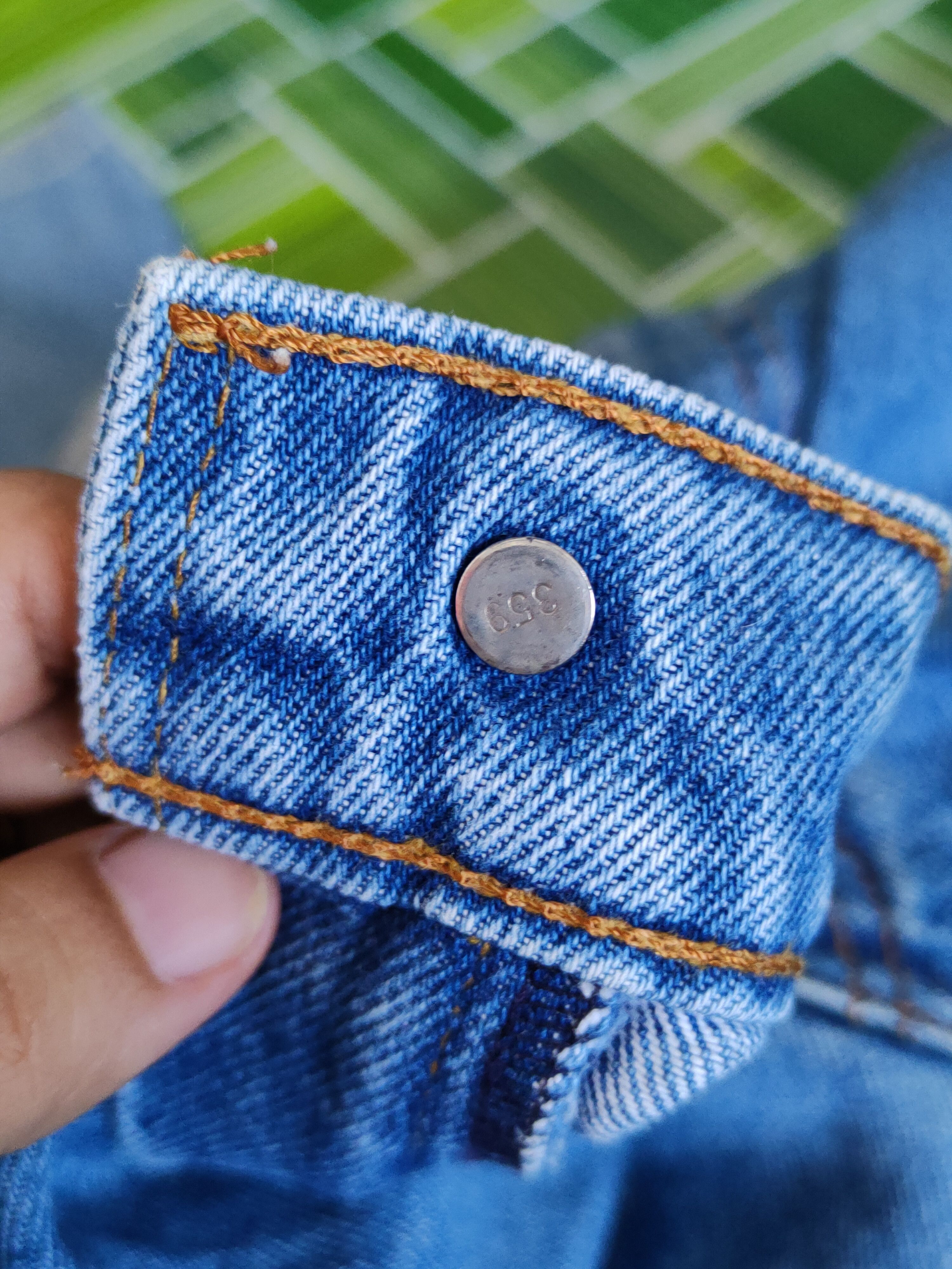 Levi's × Vintage Levi's Blue Distressed vintage denim Jeans #S1834 Size US 35 - 16 Thumbnail