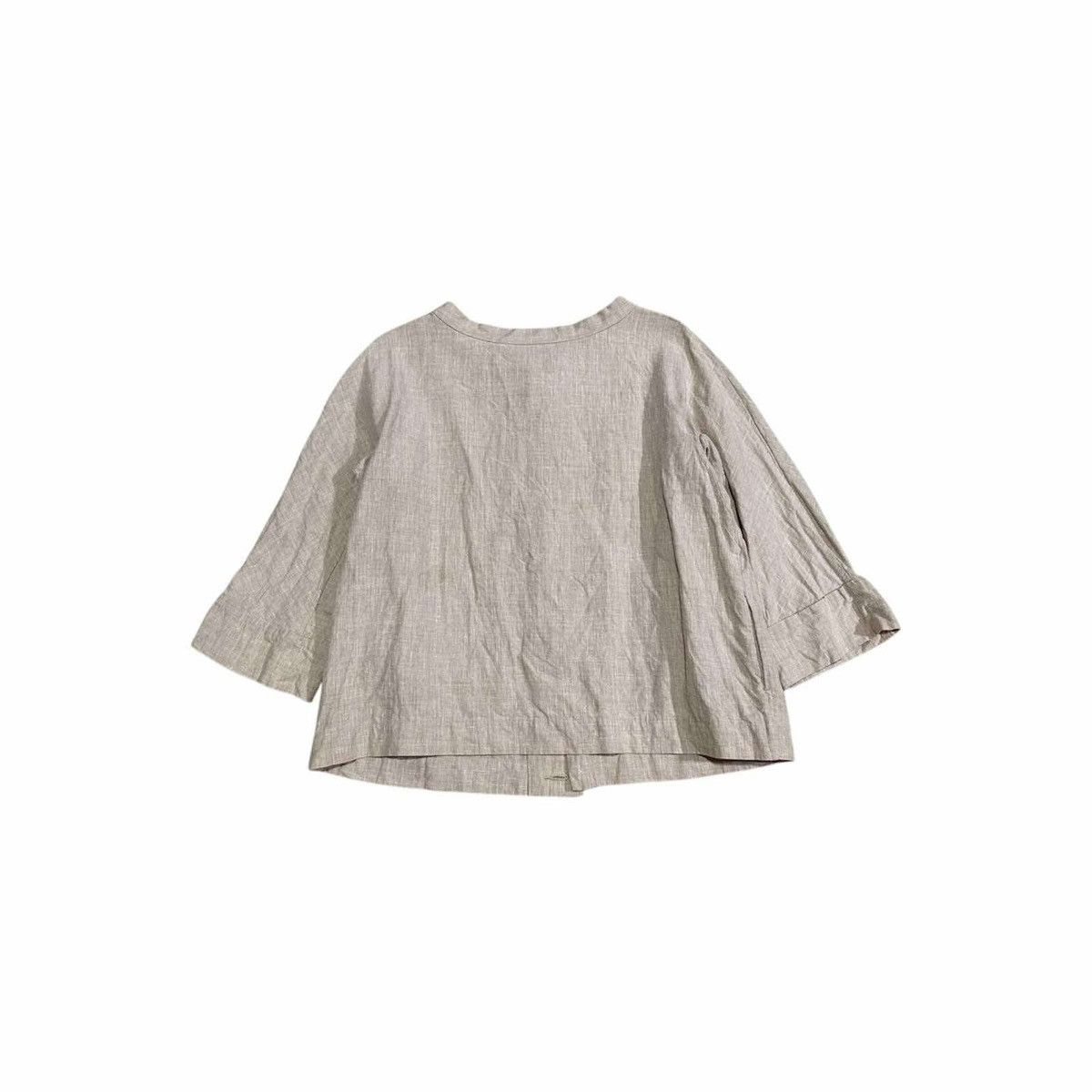 45rpm × Japanese Brand × Vintage 🔥Vintage 45Rpm Linen Shirt Hidden Buttons Made In Japan Size US M / EU 48-50 / 2 - 8 Thumbnail