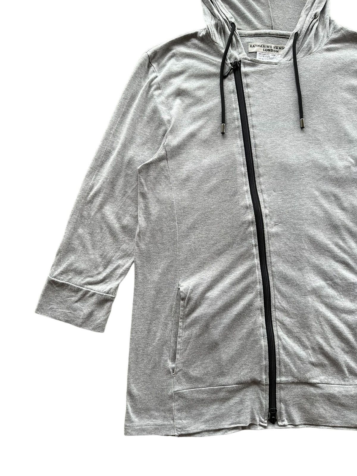Katharine Hamnett London Khatarine Hamnett London Cut Sewn Hoodie Size US S / EU 44-46 / 1 - 4 Thumbnail