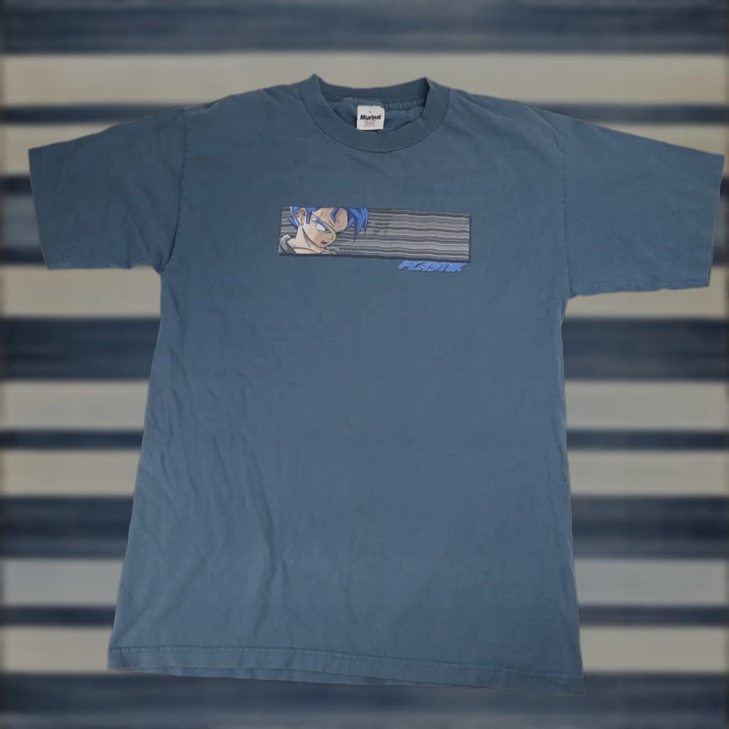 Logo 7 VINTAGE Plastik Anime Bogo Box Logo Graphic T Shirt Shirt Mens XL Blue 90s Anime Bogo Box Logo Graphic T Shirt Size US L / EU 52-54 / 3 - 1 Thumbnail