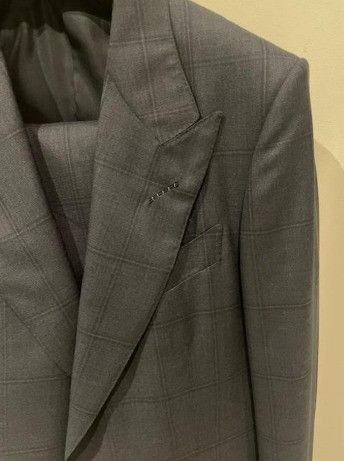 Tom Ford o1w1db10724 Shelton Fit Wool Jacket in Grey Size US S / EU 44-46 / 1 - 2 Thumbnail
