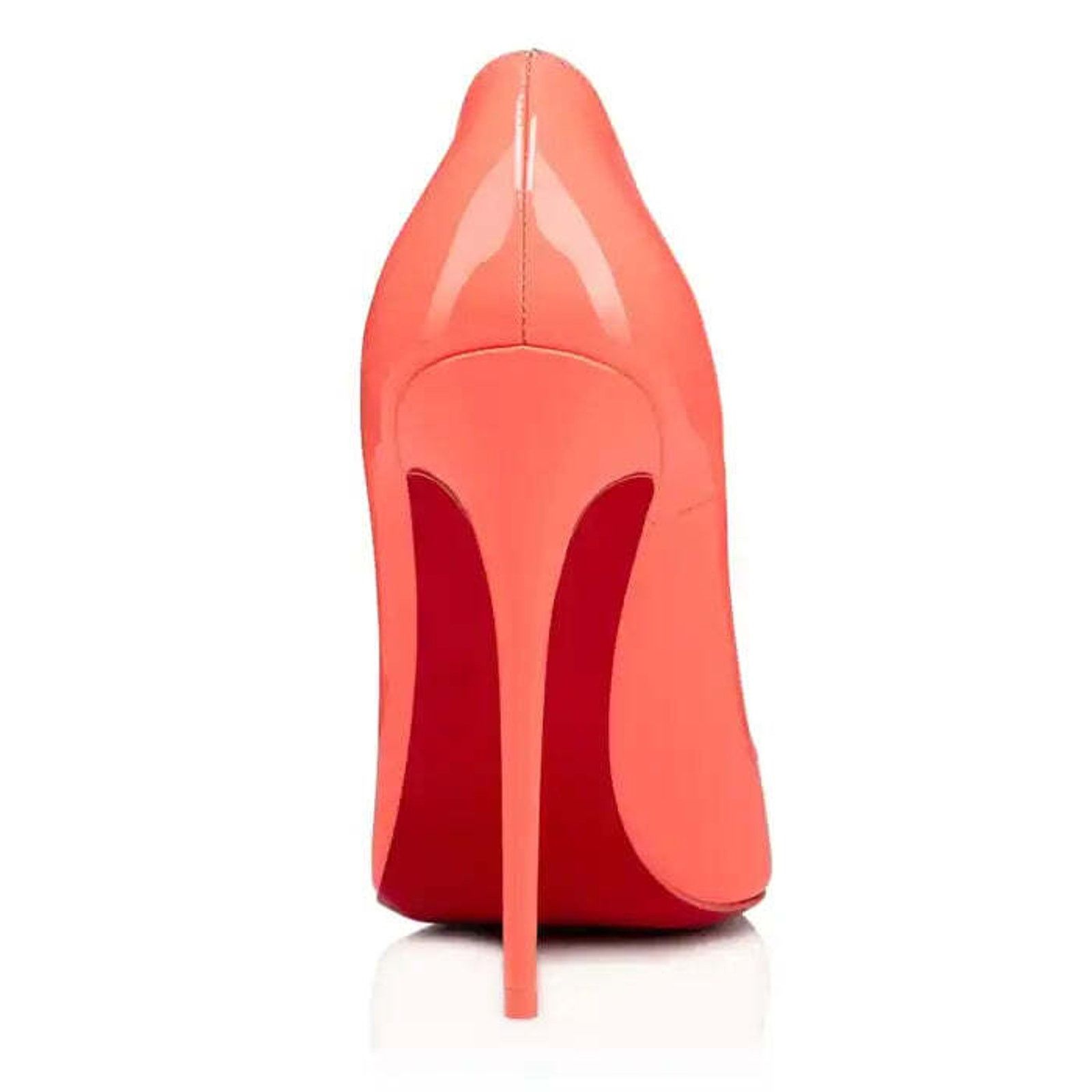 Christian Louboutin So Kate 120 Drag Orange Patent Leather Pointed Heel Pump 40 Size US 10 / IT 40 - 9 Thumbnail