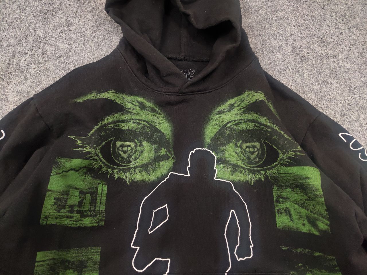 Yeat Yeat 2093 Lyfestyle Corp Surveillance Oversized eye hoodie Size US S / EU 44-46 / 1 - 5 Thumbnail