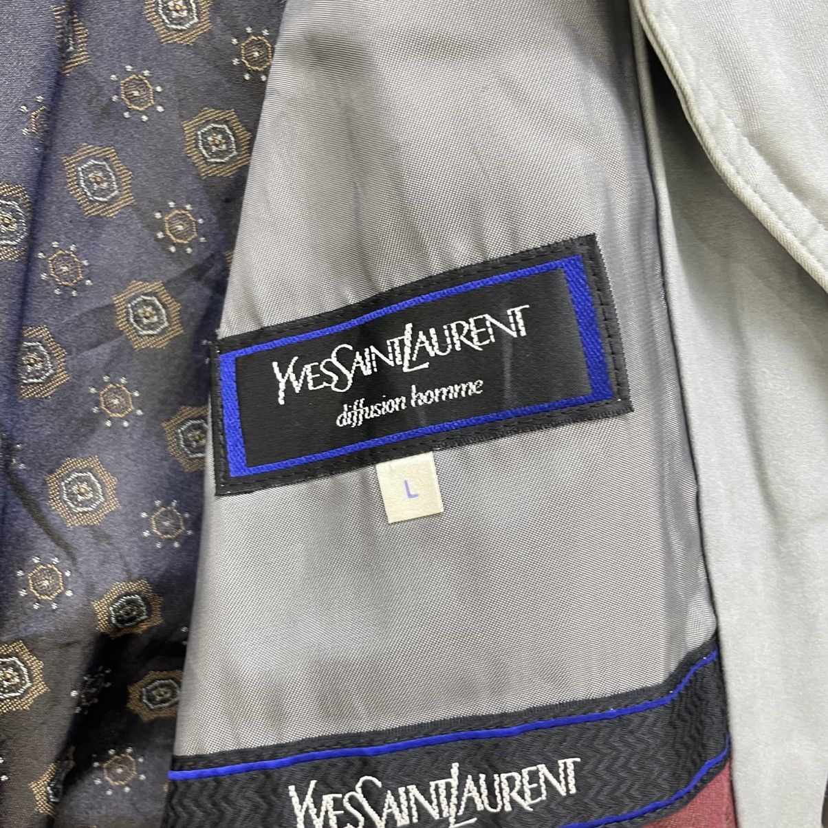 Yves Saint Laurent 💥Vintage Yves Saint Lauren YSL Long Coat Size US L / EU 52-54 / 3 - 12 Thumbnail