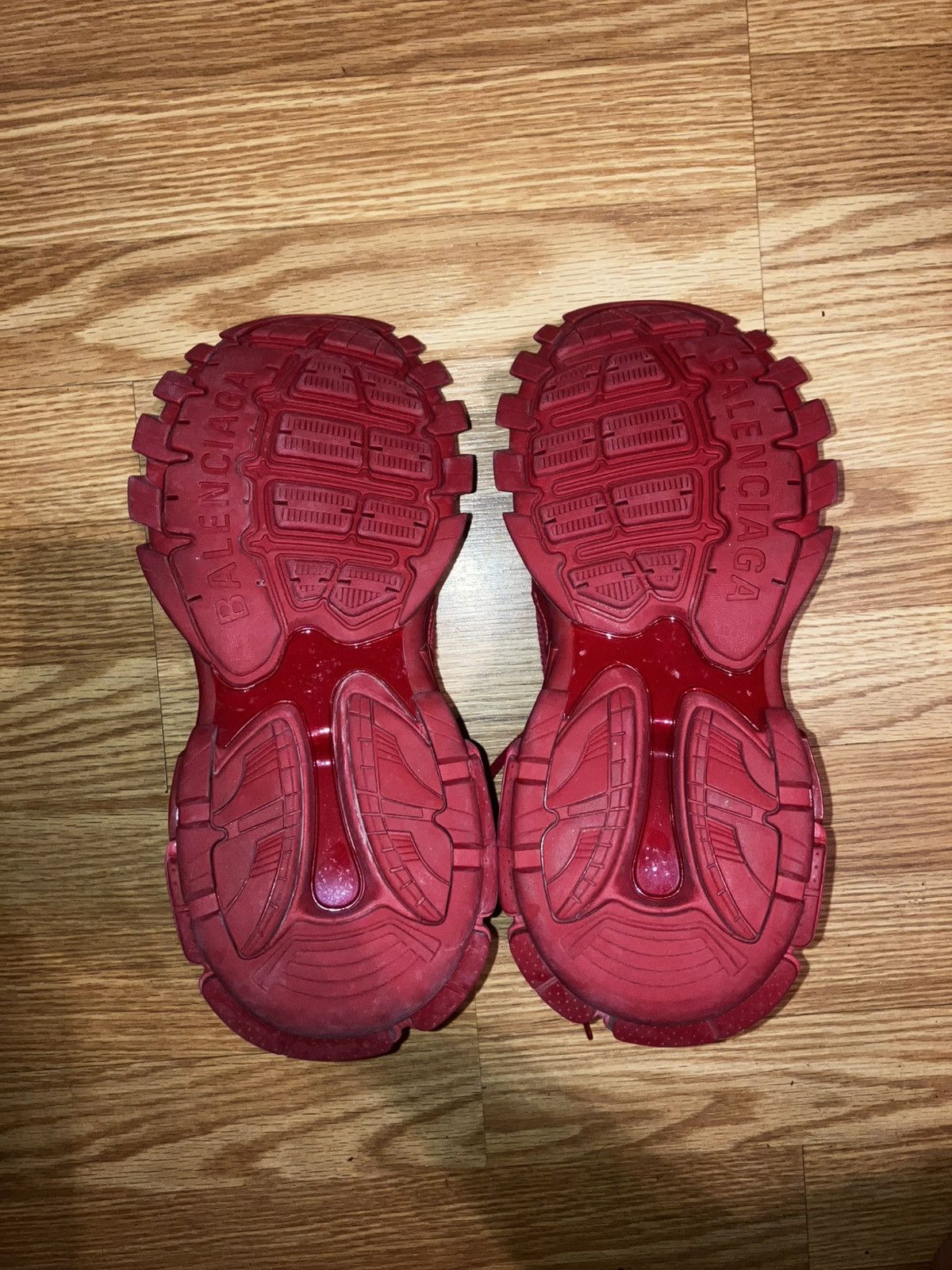 Balenciaga Balenciaga Track 3 Red Size US 8 / EU 41 - 5 Thumbnail
