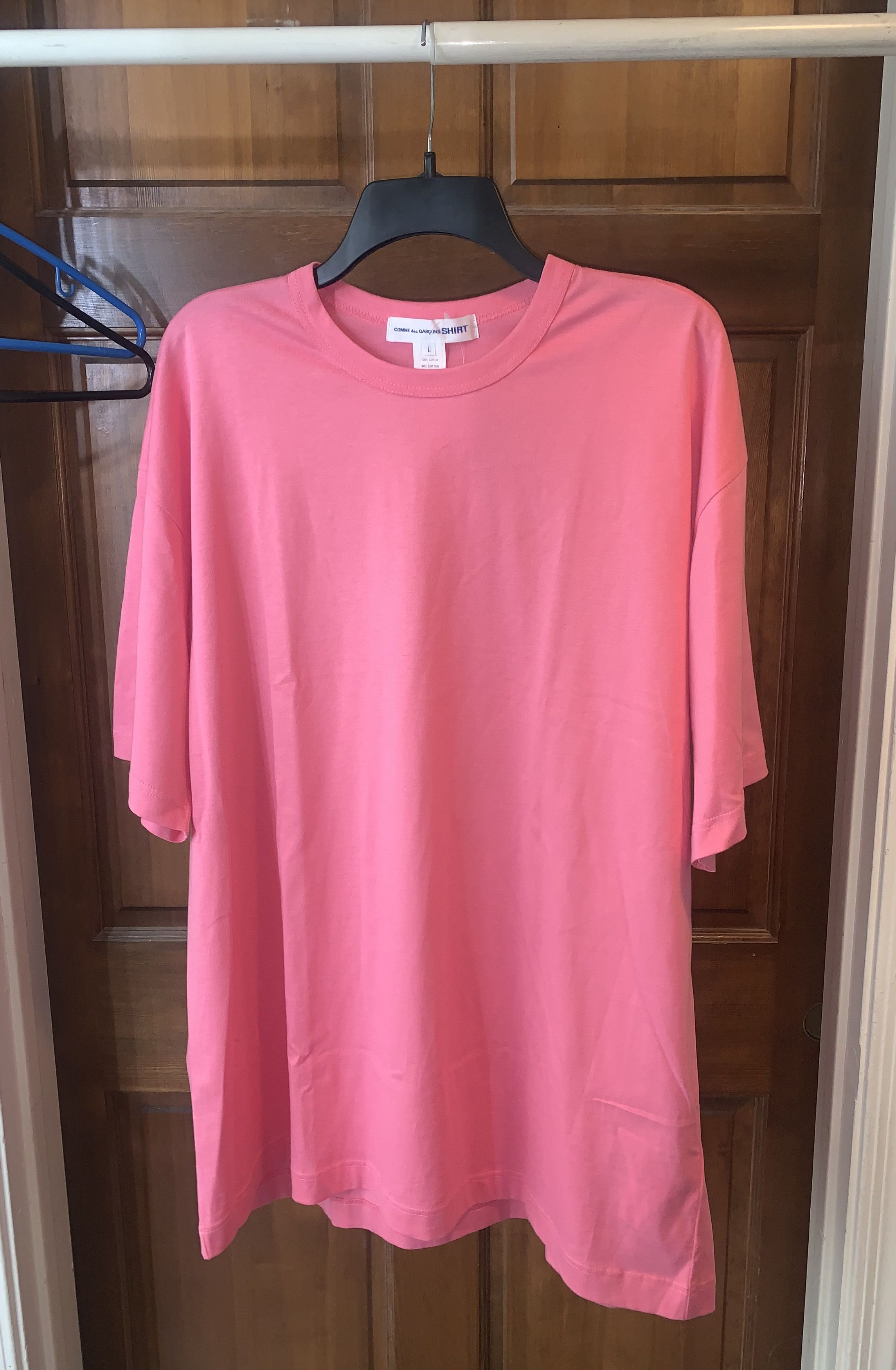 Comme des Garcons SHIRT Pink Basic T-shirt (Retails for $120) Size US L / EU 52-54 / 3 - 1 Thumbnail