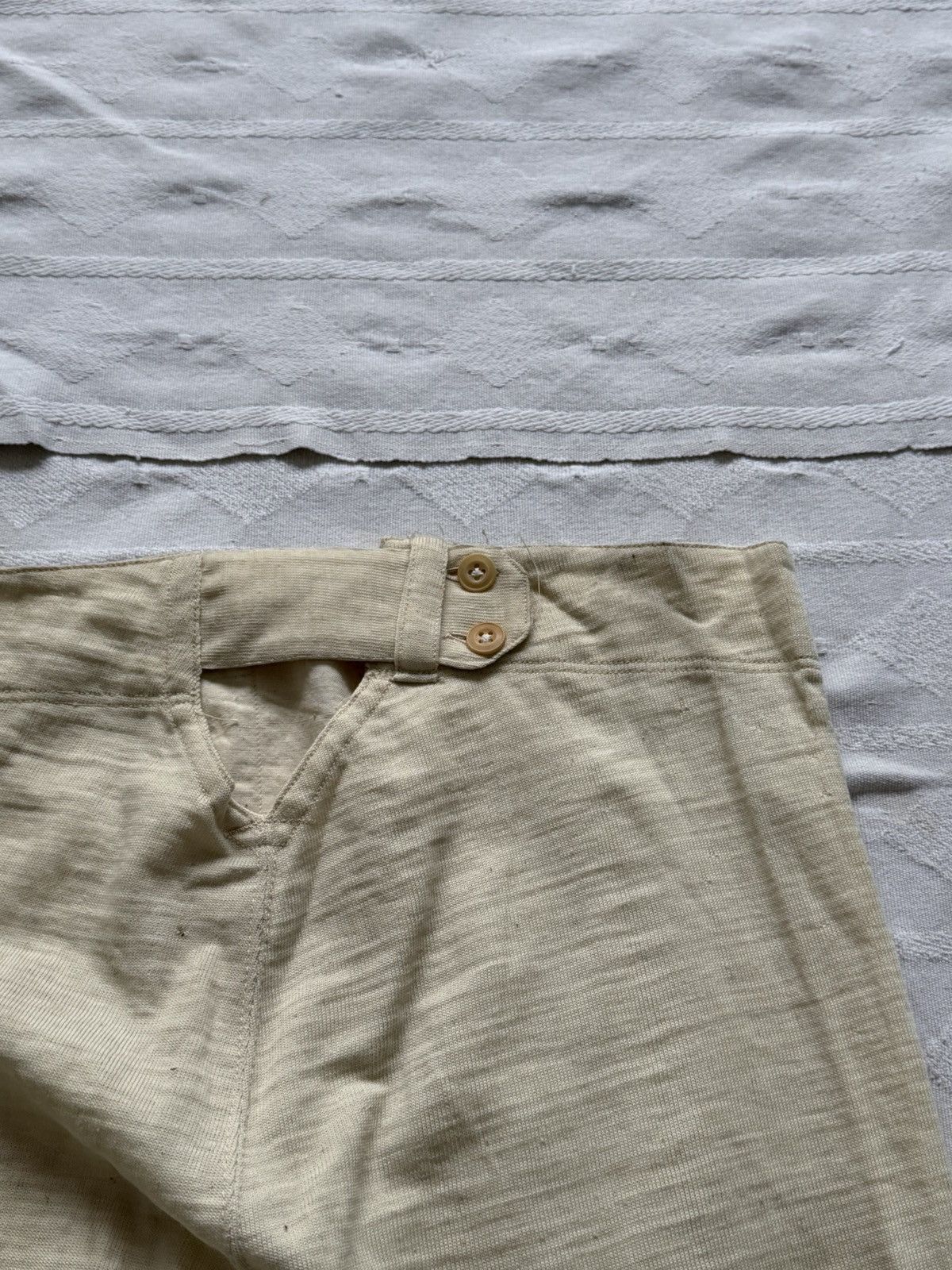 Vintage Vintage 1951 Dated French Military Underwear Thermal Pants Size US 34 / EU 50 - 3 Thumbnail