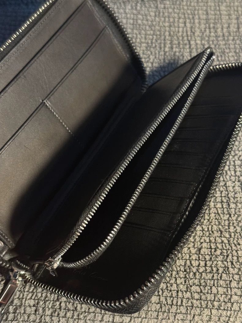 Rick Owens Rick Owens 17 FW mainline classic cowhide wallet card bag Size ONE SIZE - 6 Thumbnail