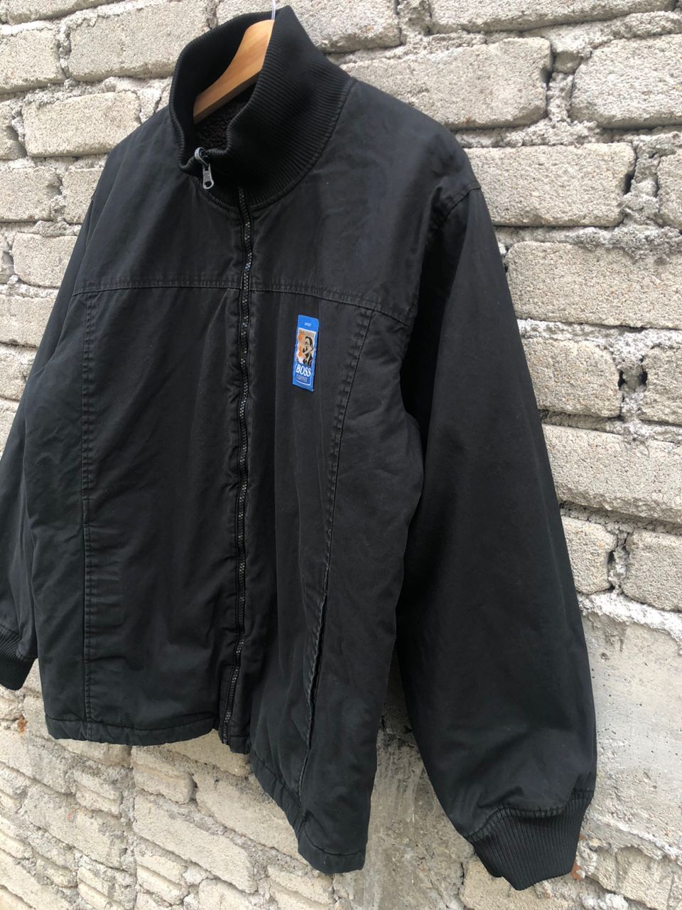 Japanese Brand Archive💥Suntory Boss Coffee Rivesable Sherpa Zipper Jacket Size US M / EU 48-50 / 2 - 6 Thumbnail