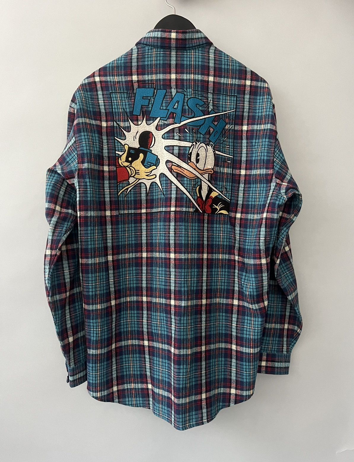 Gucci x Disney Donald Duck GG Check Shirt