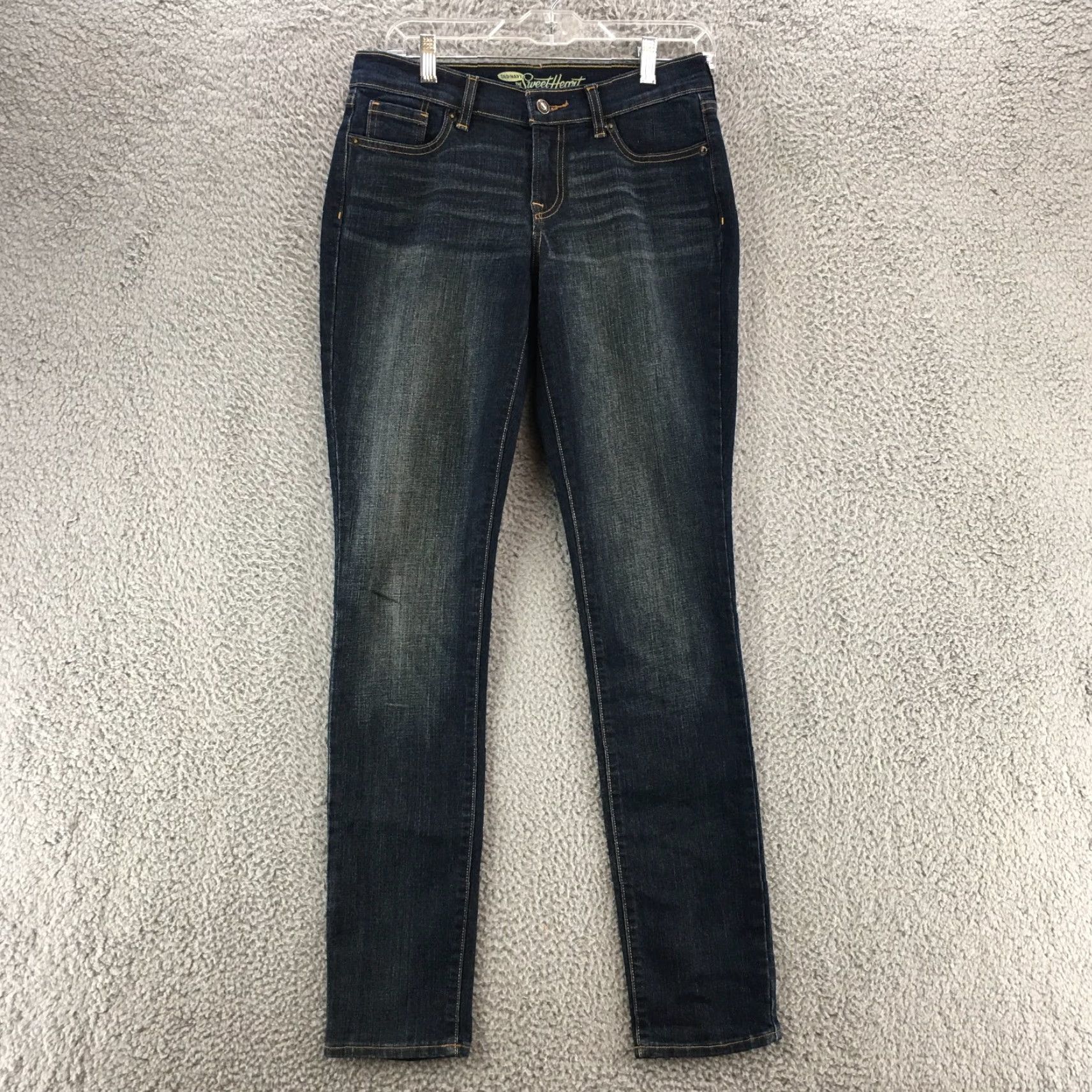 Old Navy Old Navy The Sweet Heart Skinny Jeans Womens 4 Long Blue Dark Wash 5 Pockets Size 27" / US 4 / IT 40 - 2 Thumbnail