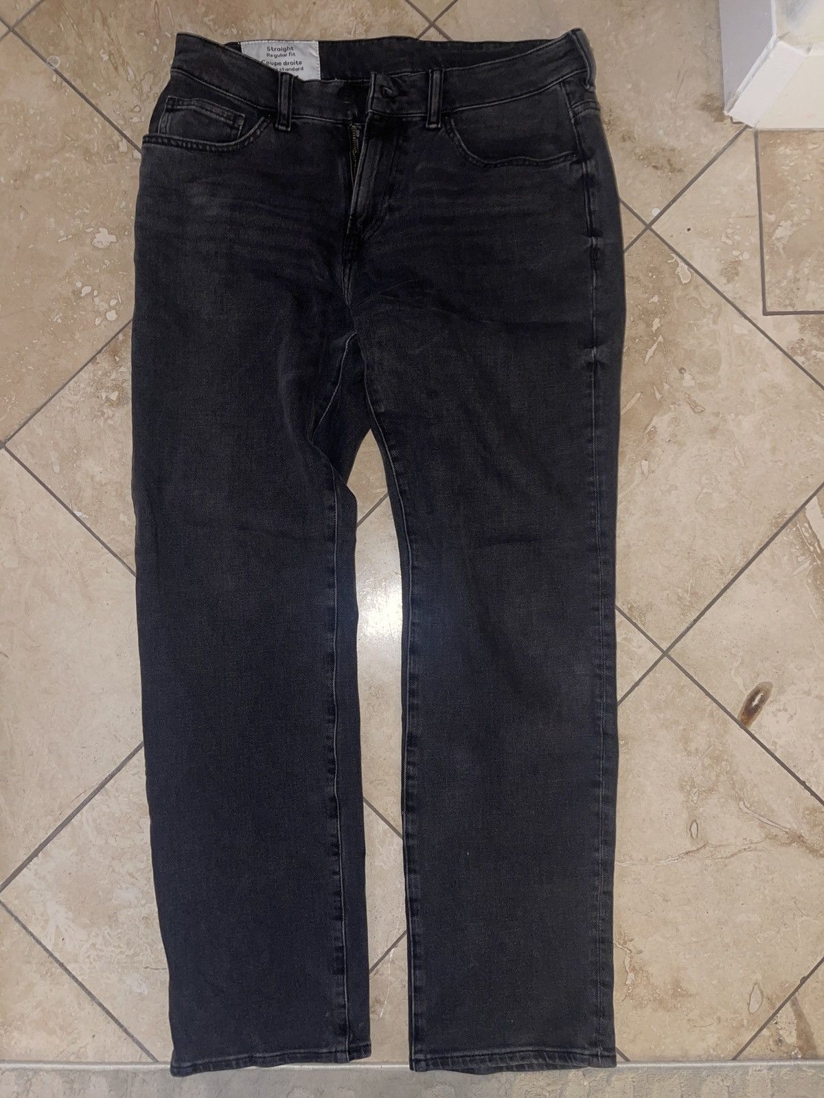 H&M Vintage Black Denim Size US 32 / EU 48 - 3 Thumbnail