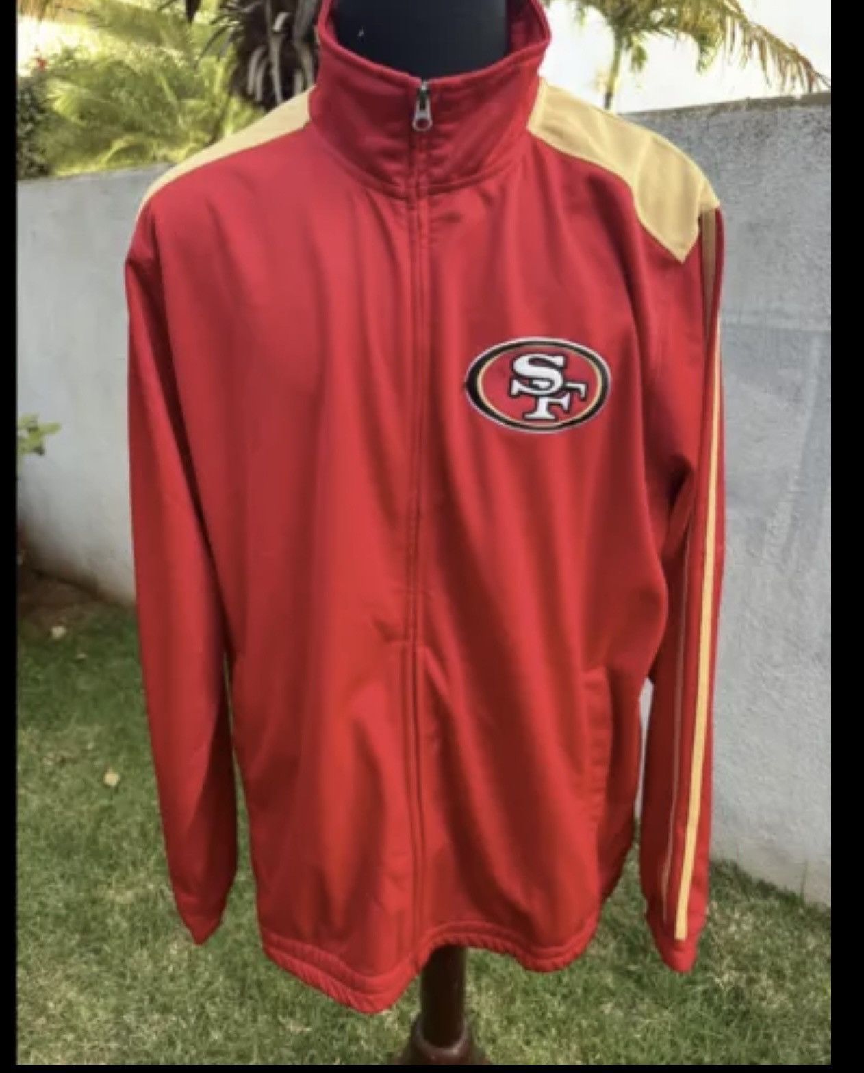 NFL San Francisco 49ers Jacket Men's XL Red NFL Embroidered Size US XL / EU 56 / 4 - 1 Thumbnail