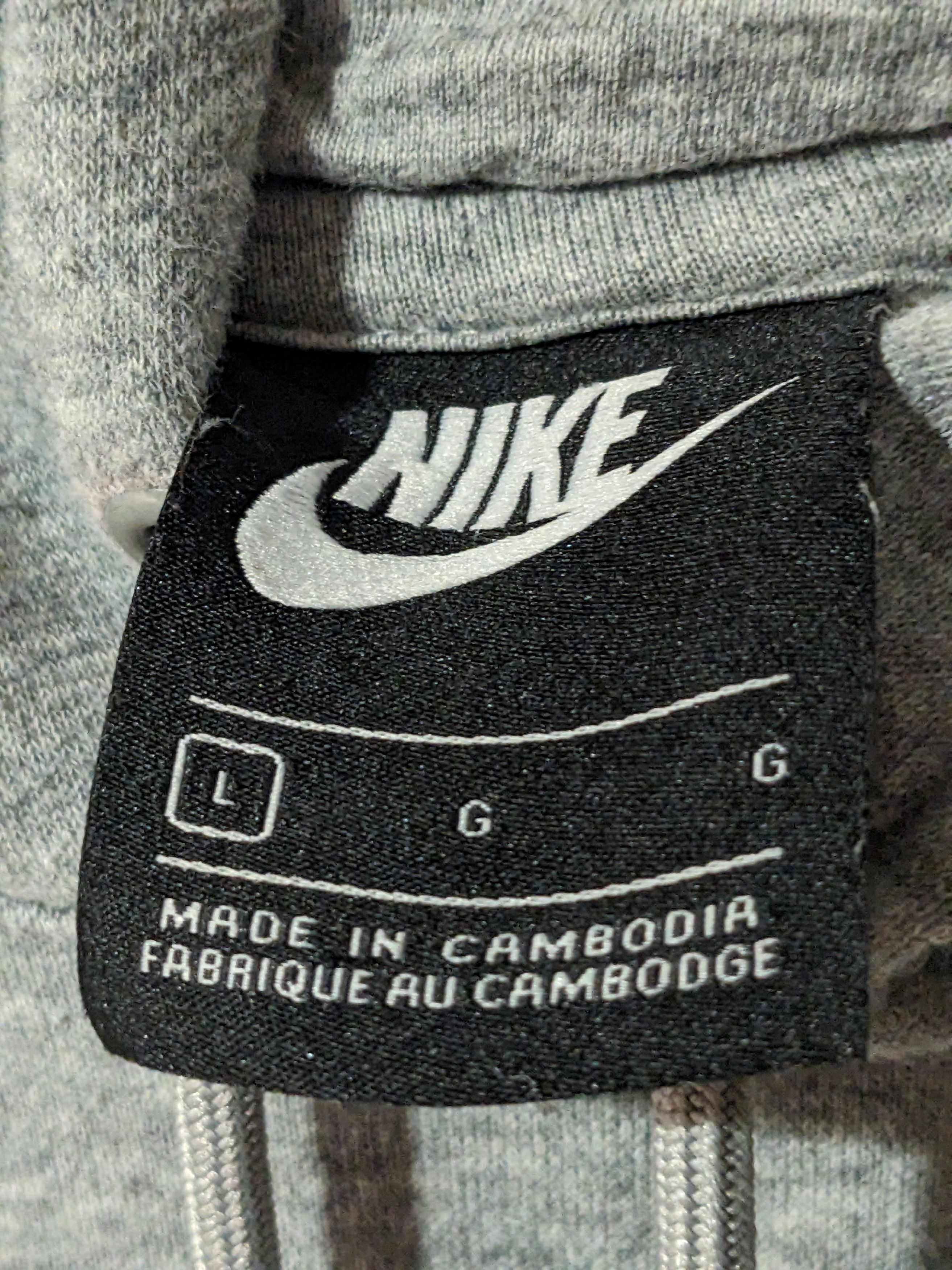 Nike × Vintage Vintage 2010's Nike Swoosh Essential Large Hoodie Size US L / EU 52-54 / 3 - 3 Thumbnail