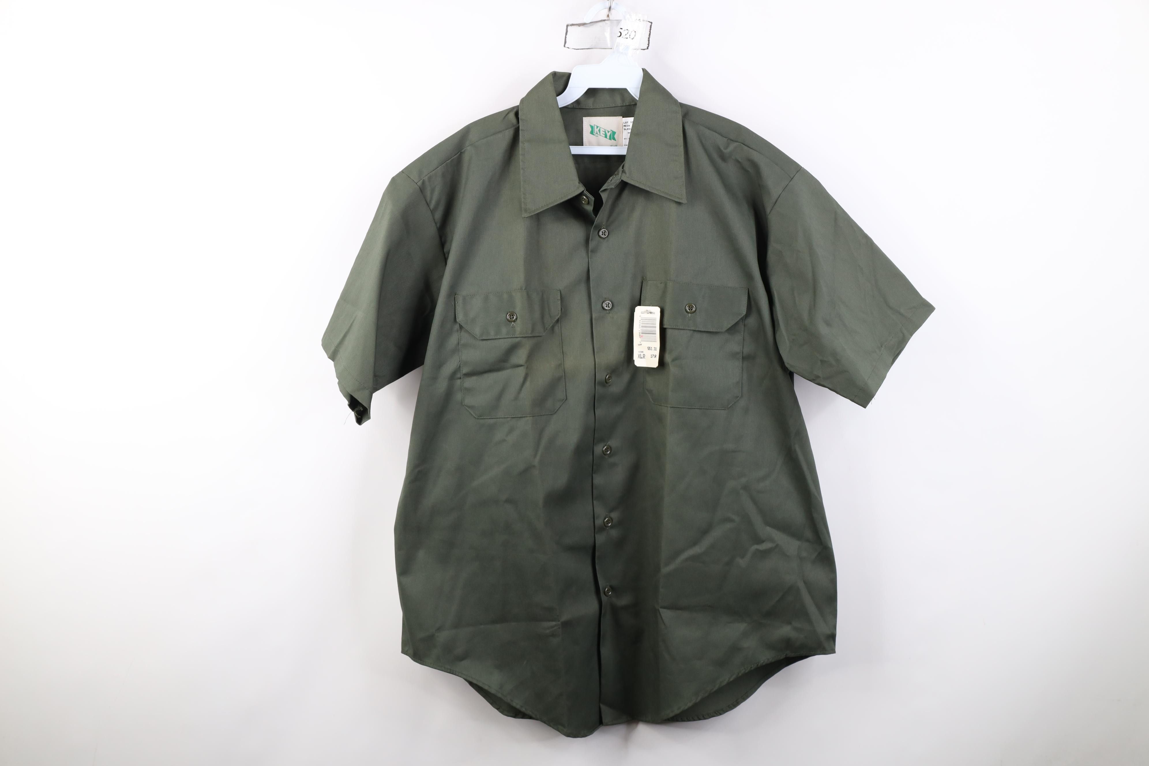 Vintage Deadstock Vintage 90s Streetwear Workwear Button Shirt USA Size US XL / EU 56 / 4 - 1 Thumbnail