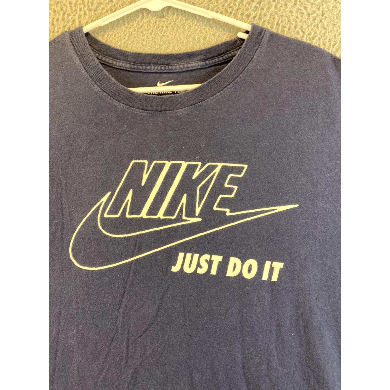 Nike Nike T-Shirt Short Sleeve Logo Swoosh Gym Active XL Blue Mens 89-20 Size US XL / EU 56 / 4 - 2 Thumbnail