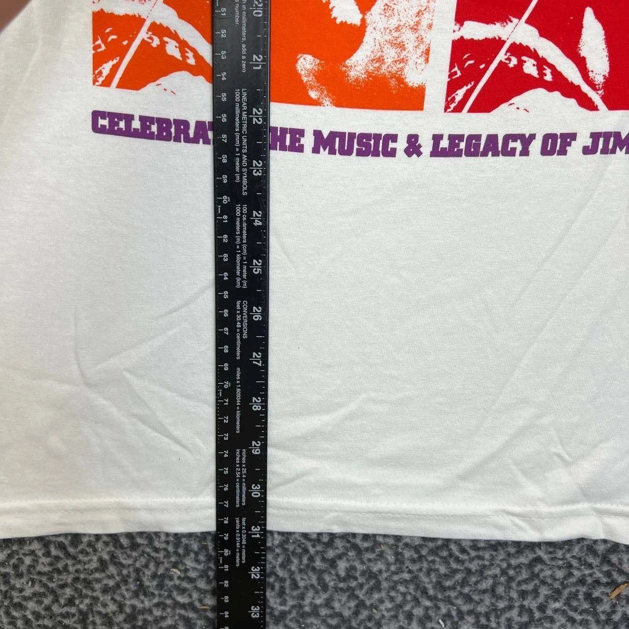 Gildan Vintage Experience Jimi Hendrix Shirt Men XL White Gildan Size US XL / EU 56 / 4 - 8 Thumbnail