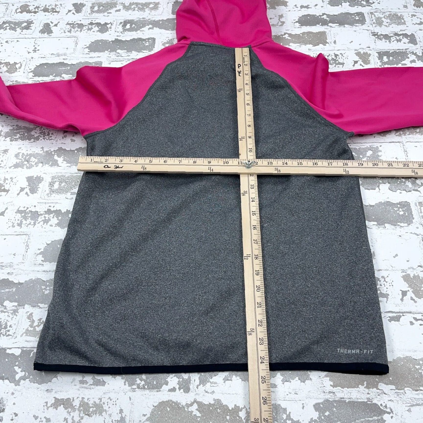 Nike Nike Hoodie Women M Pink Gray Sweatshirt Pullover Logo All Seasons Lightweight Hooded Modern Sports Wear Womens Size M / US 6-8 / IT 42-44 - 7 Thumbnail