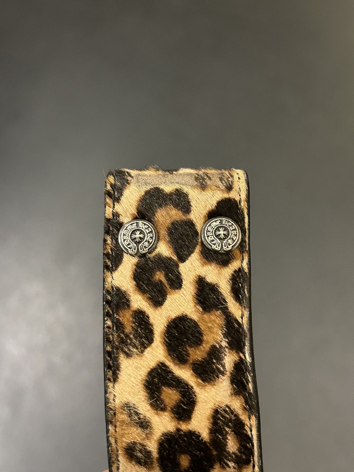 Chrome Hearts Chrome Hearts Leopard Hide Belt Strap Size 30 - 1 Thumbnail
