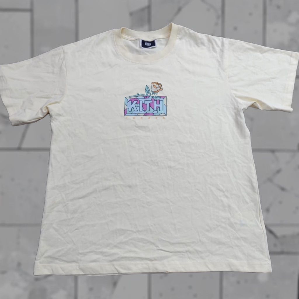 Kith Kith Shirt Short Sleeve Crew Neck T-Shirt White S Solid Men"} Size US S / EU 44-46 / 1 - 1 Thumbnail