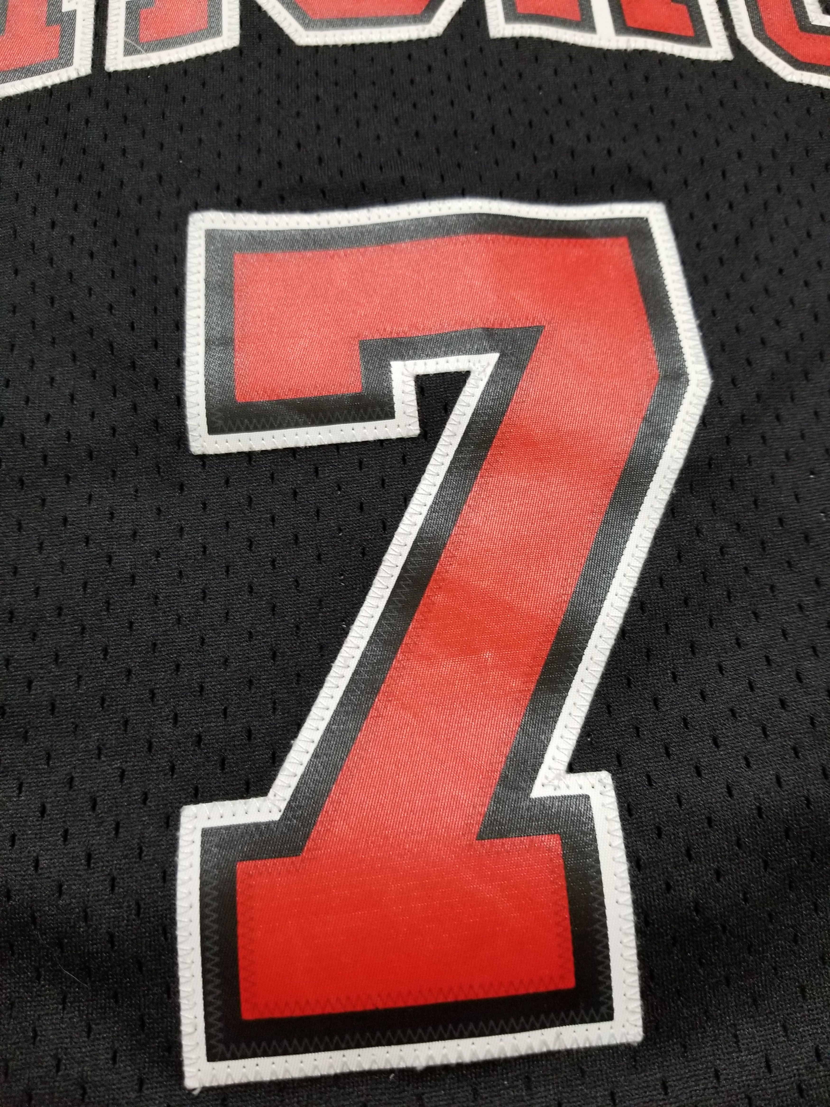Adidas Adidas Chicago Bulls Ben Gordon #7 NBA Balck Jersey Size US XL / EU 56 / 4 - 14 Thumbnail