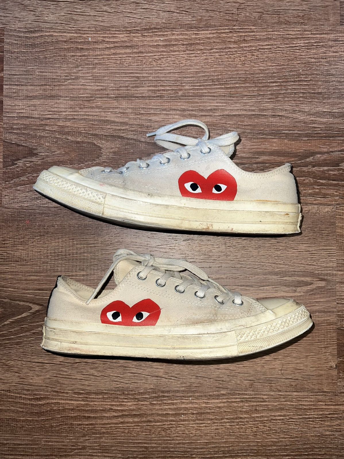CDG by Comme des Garcons × Comme des Garcons PLAY × Converse Converse x PLAY Comme des Garçons Chuck 70 Size US 8 / EU 41 - 1 Thumbnail