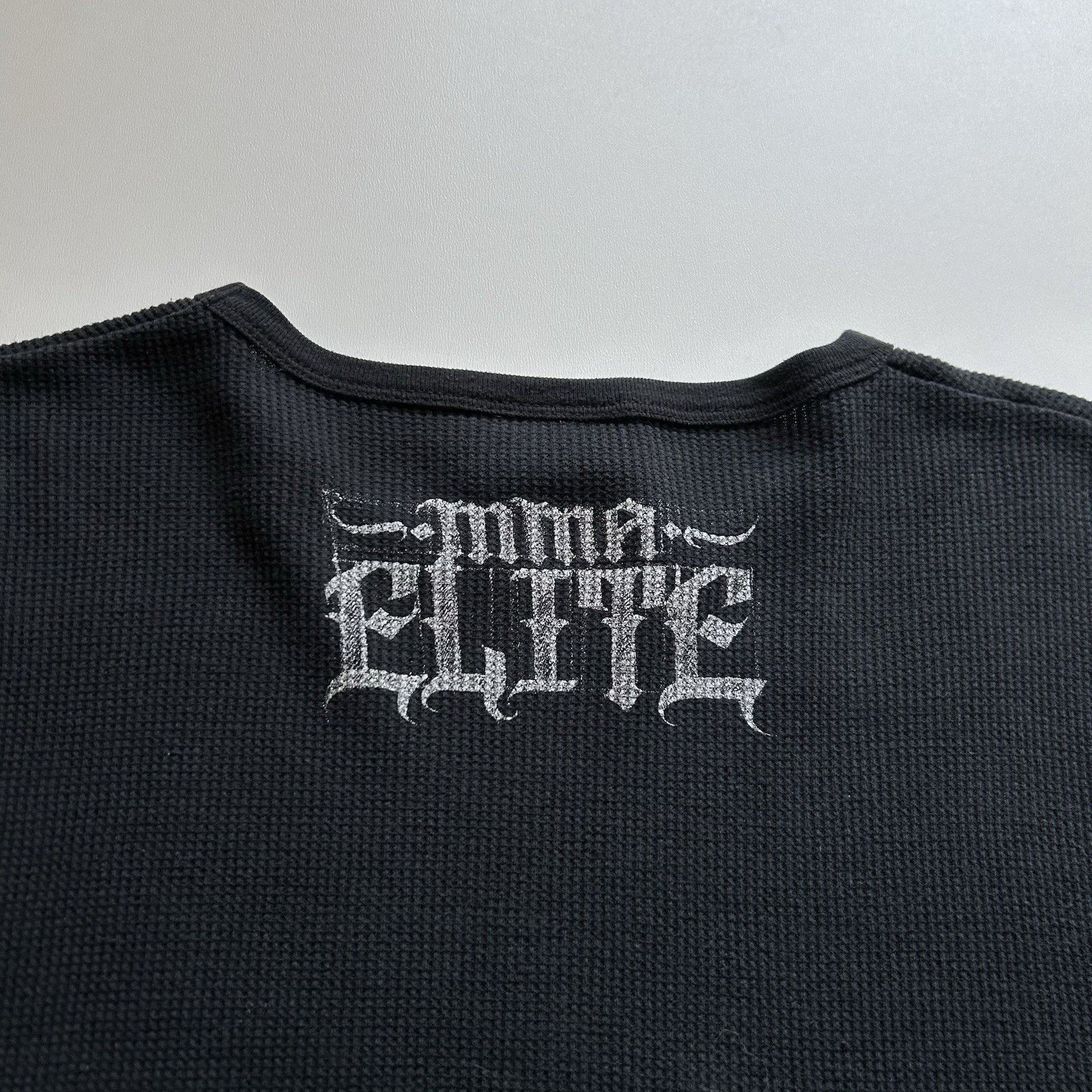 Vintage Vintage Y2K MMA Long Sleeve Shirt XL Waffle Thermal Cross Size US XL / EU 56 / 4 - 4 Thumbnail
