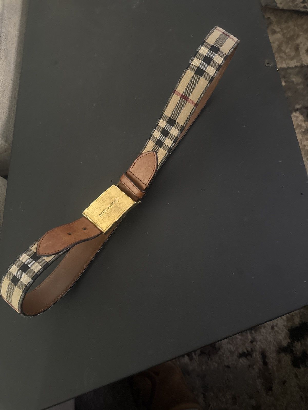 BURBERRY メンズ ベルト Burberry バーバリー メンズ ベルト02-1 - メルカリ