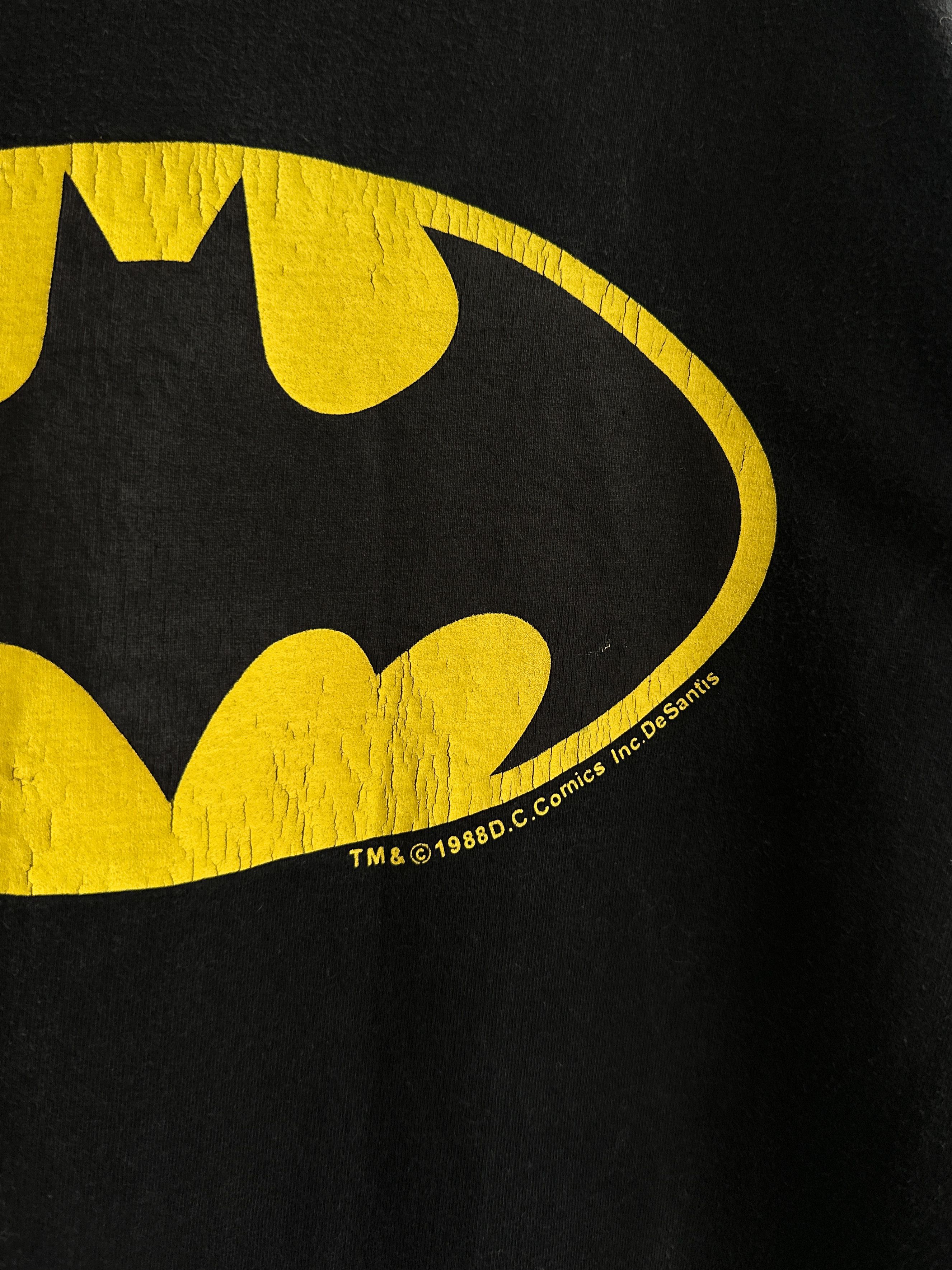 DC Comics Vintage 1988 Batman Tee Shirt Size US M / EU 48-50 / 2 - 4 Thumbnail