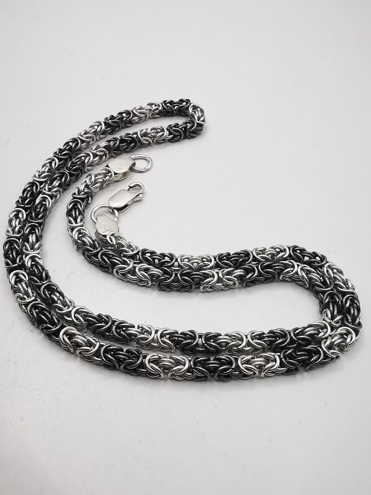 Sterling Silver Vintage necklace Chain, 925 Sterling Silver, Signed 29.49g Size ONE SIZE - 1 Thumbnail