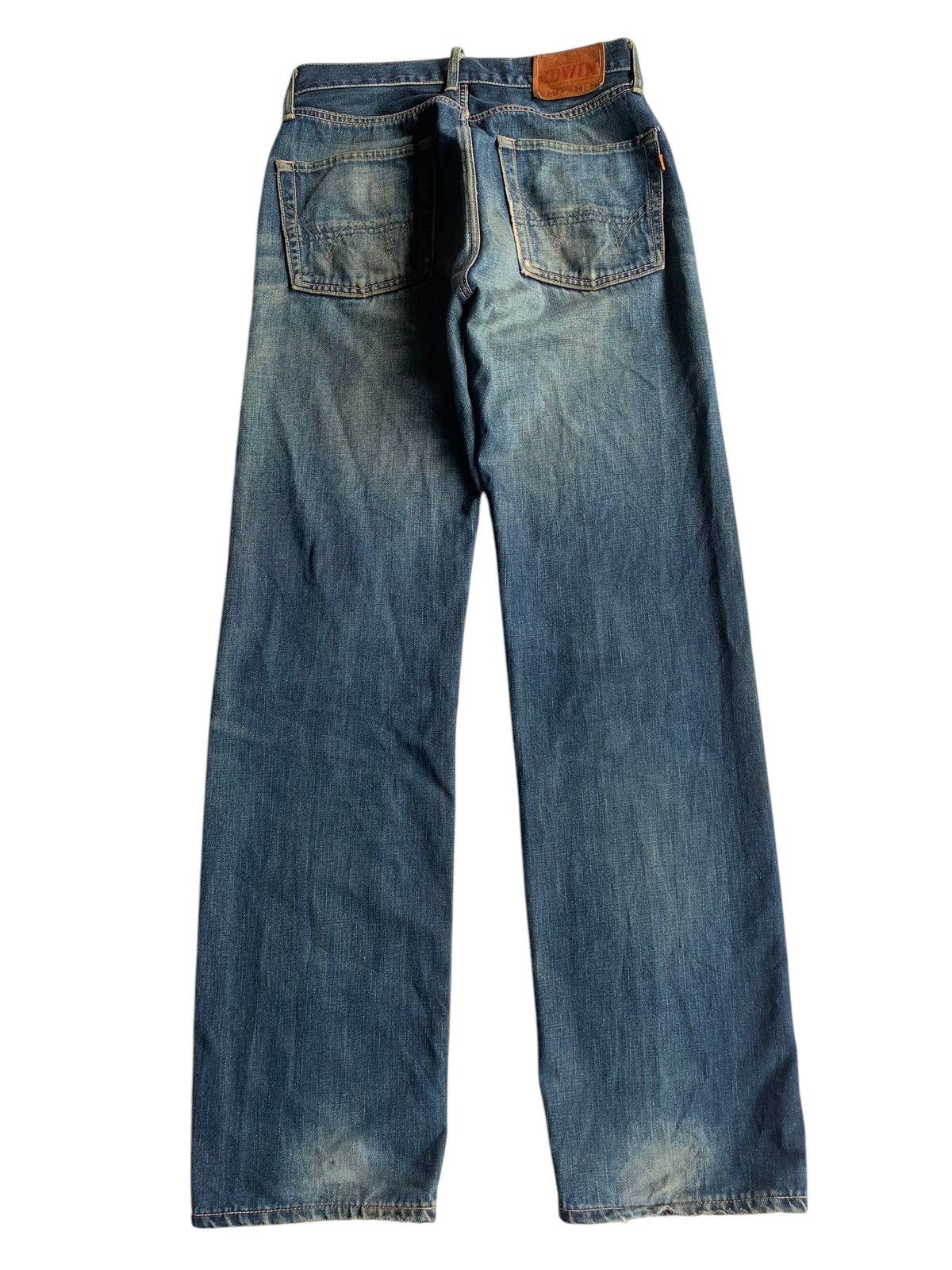 Edwin × Kapital × Vintage VINTAGE EDWIN 505X SELVEDGE JAPANESE DISTRESSED DENIM Size US 29 - 2 Thumbnail