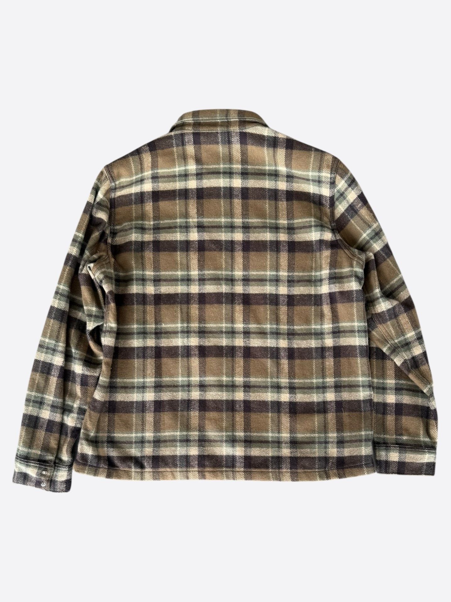 Chrome Hearts Chrome Hearts Brown Plaid Flannel Jacket Size US L / EU 52-54 / 3 - 2 Thumbnail
