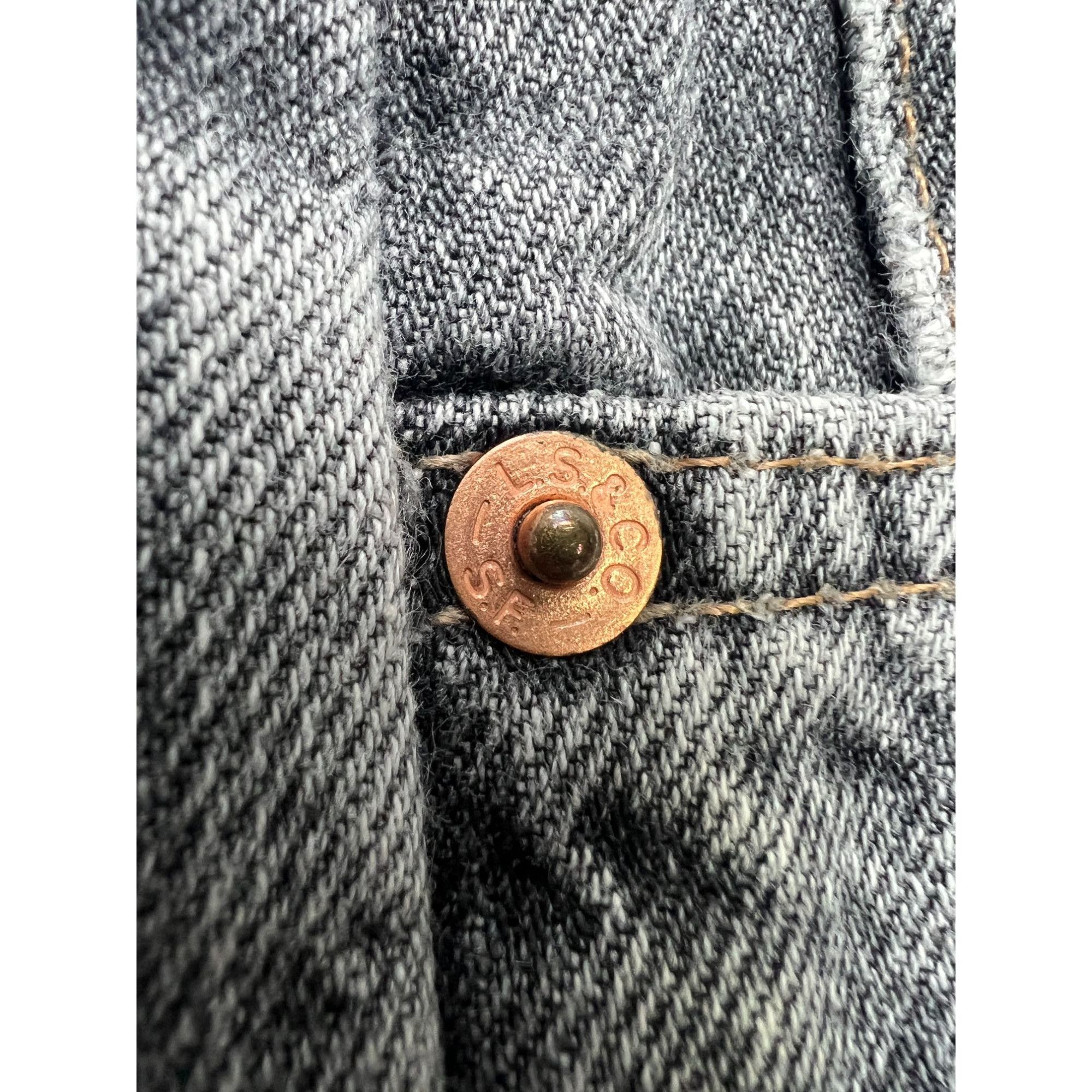 Levi's Vintage Clothing Levi’s 615 Vintage Orange Tab Gray Denim Jeans Pants (Y1058) Size US 33 - 5 Thumbnail