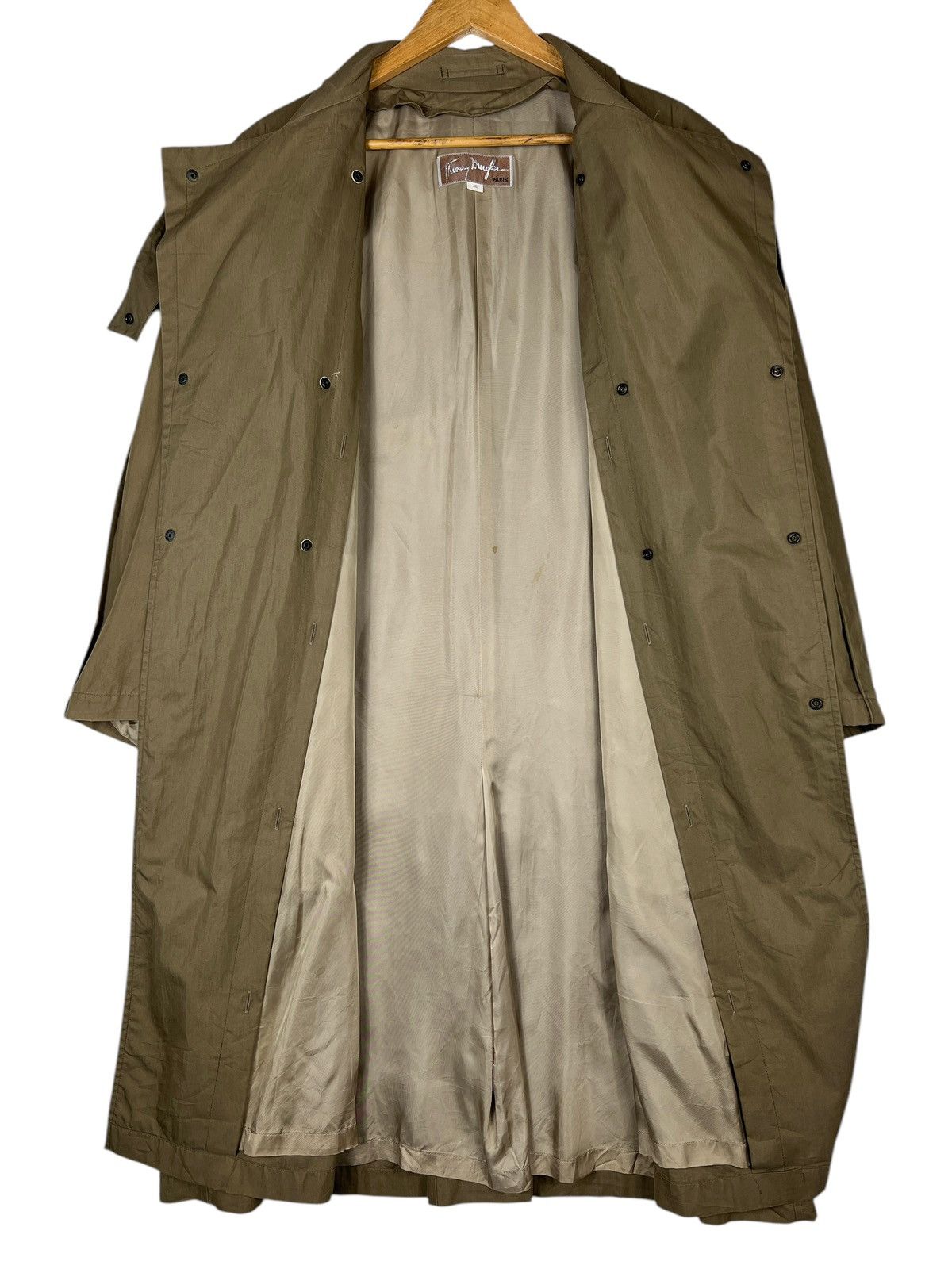 Mugler 💥 80s 90s Thierry Mugler Paris Trench Coat Size US M / EU 48-50 / 2 - 11 Thumbnail