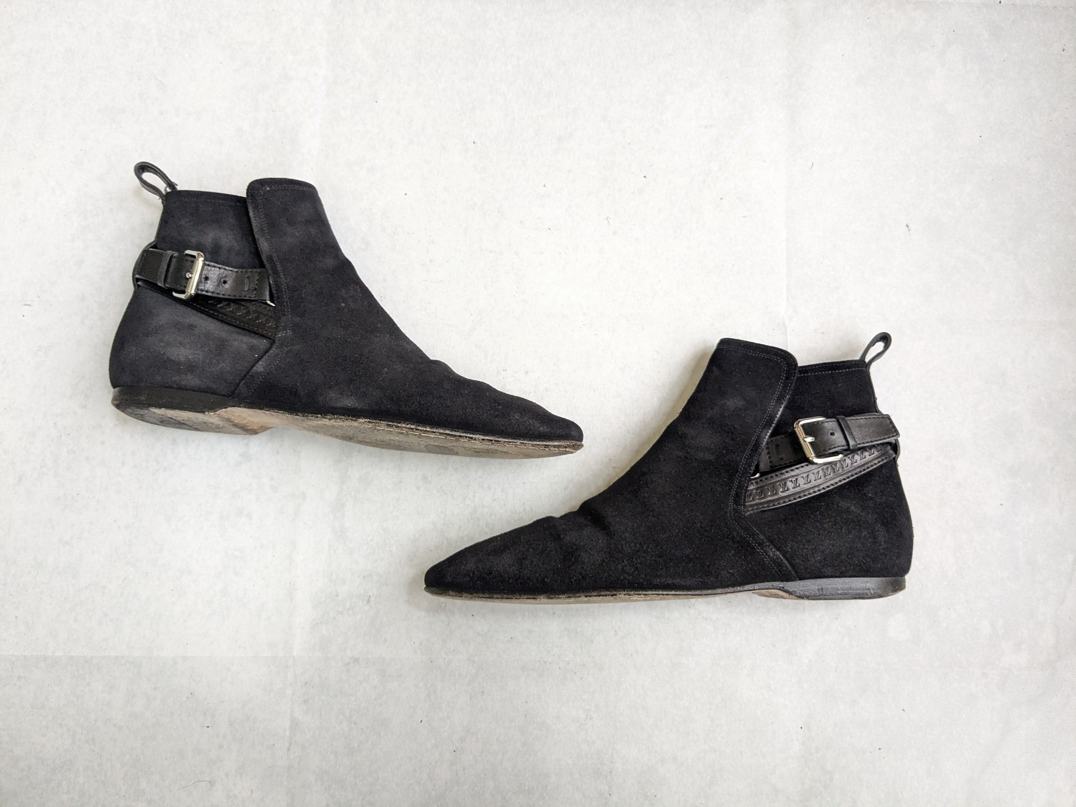 Louis Vuitton Louis Vuitton Jodhpur Boots Black Leather 8 Suede Buckle Size US 8 / EU 41 - 1 Thumbnail