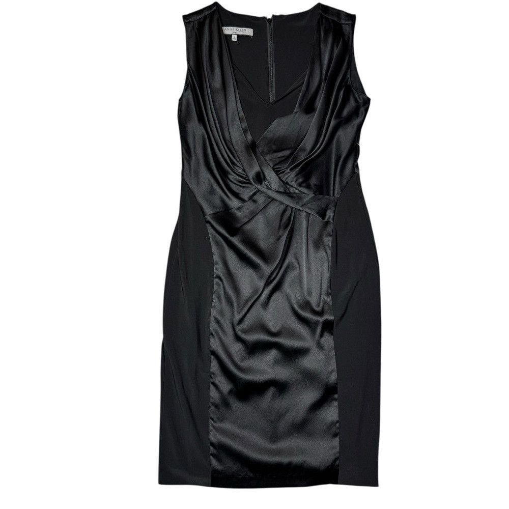 Anne Klein NWT New Vintage Anne Klein Silk Black Sheath Dress Size 2 Size XS / US 0-2 / IT 36-38 - 5 Thumbnail