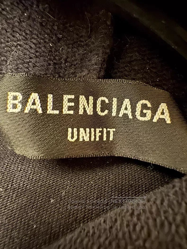 Balenciaga Balenciaga Printed Fake Two-Piece Hooded Sweatshirt Size US S / EU 44-46 / 1 - 3 Thumbnail