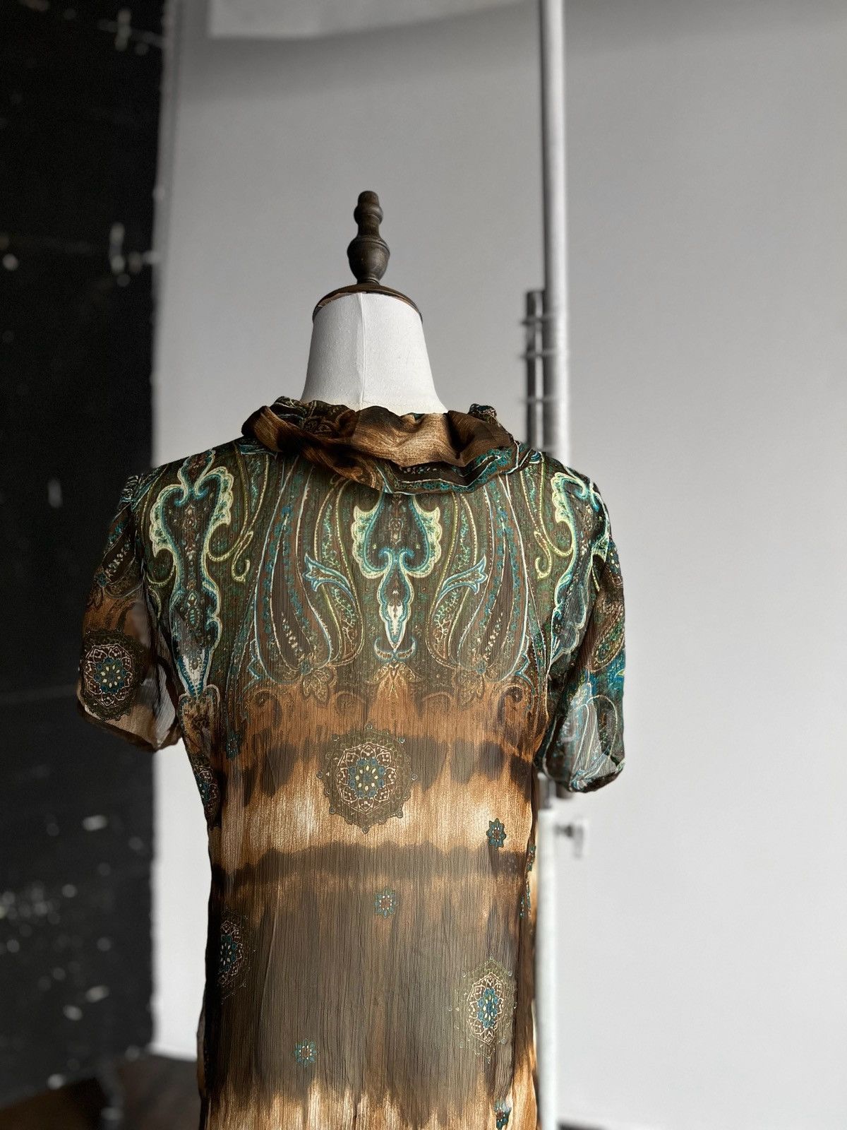Elisa Cavaletti Elly Italia by Elisa Cavaletti Womens SS Blouse Top Shirt Size M / US 6-8 / IT 42-44 - 4 Thumbnail