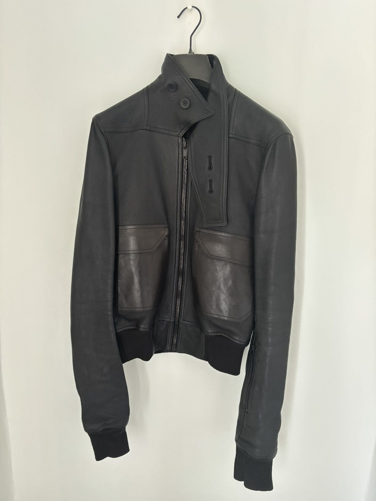 Rick Owens Rare OG FW14 MOODY LCW bauhaus calf leather jacket size