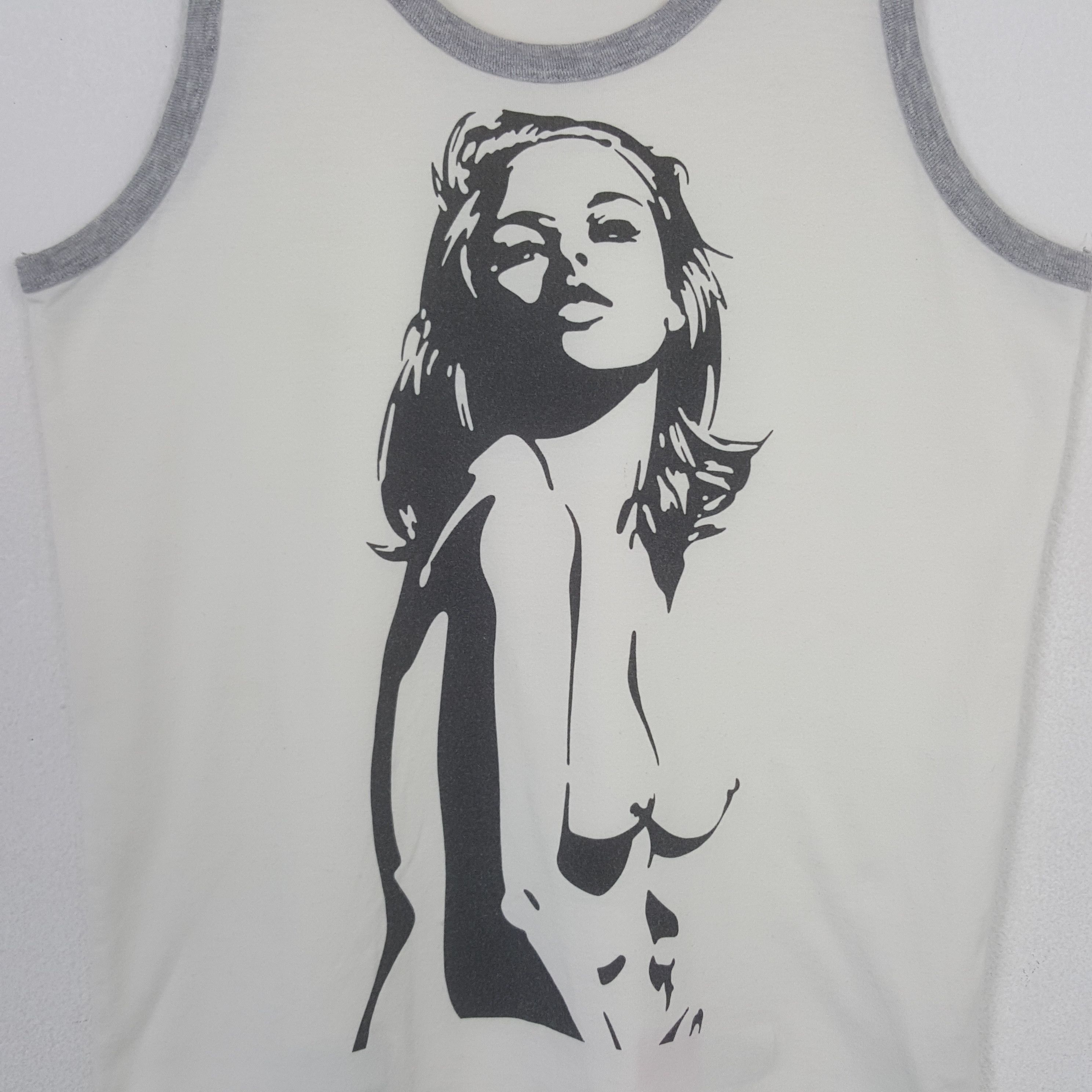 Hysteric Glamour Vintage Hysteric Glamour Sad Vacation Tank Top C303N61 Size XS / US 0-2 / IT 36-38 - 2 Thumbnail
