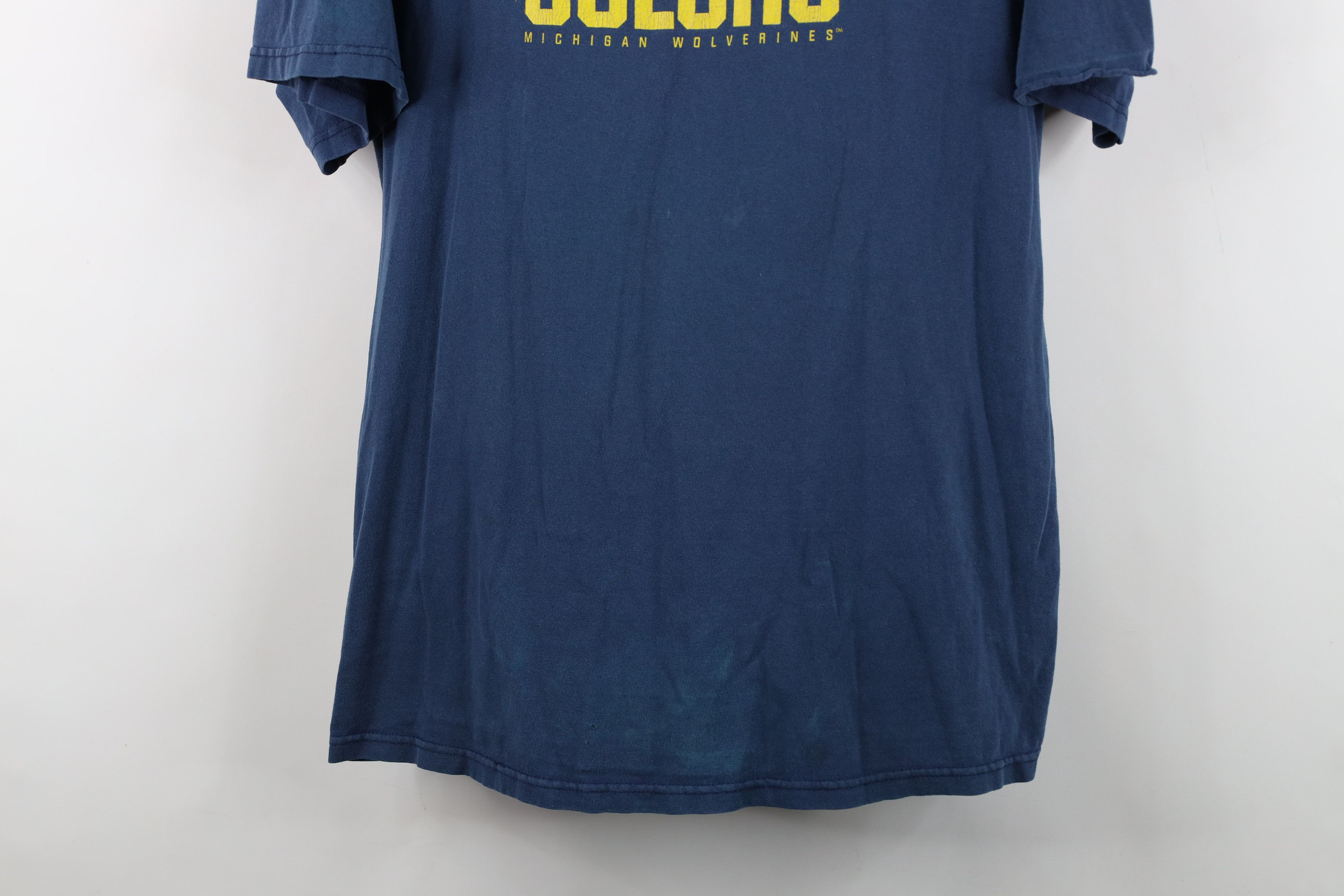 Nike Vintage Nike Scott Mini Swoosh University Michigan T-Shirt Size US XL / EU 56 / 4 - 3 Thumbnail
