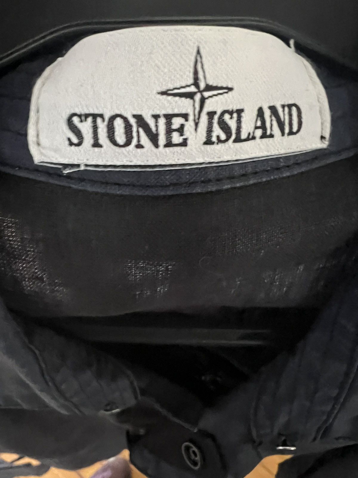 Stone Island STONE ISLAND Linen Resin-TC coat Navy Men Sz- L Size US L / EU 52-54 / 3 - 2 Thumbnail
