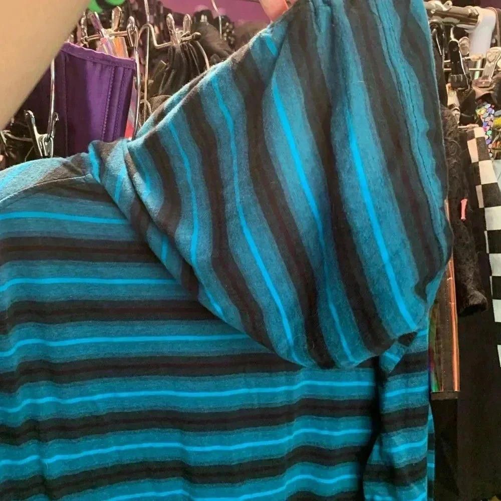 Zoo York Zoo York Striped Hoodie - Size L - Blue & Black Size US L / EU 52-54 / 3 - 4 Thumbnail